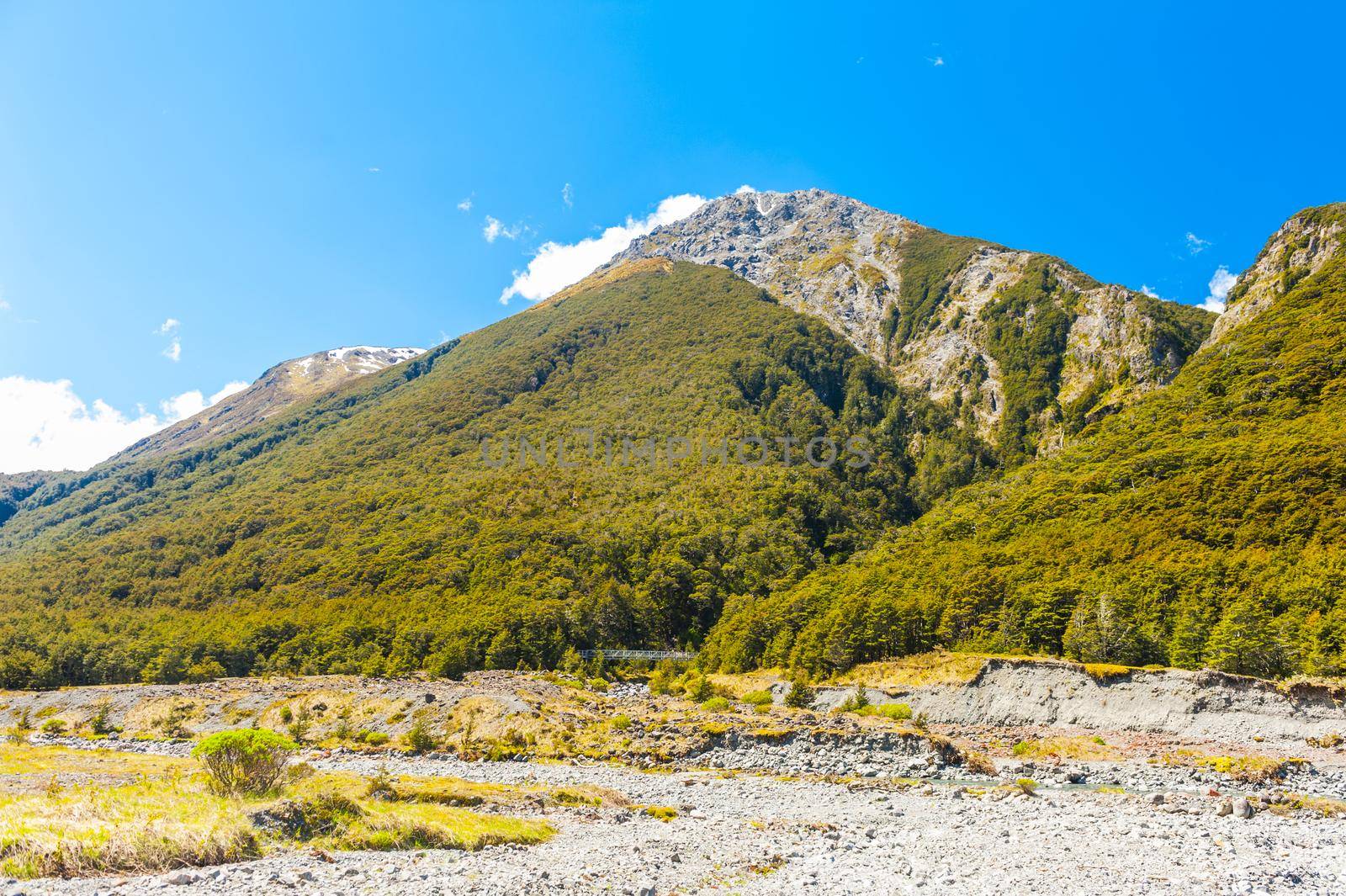 Bealey River could be found in the Arthur's Pass National Park, New Zealand