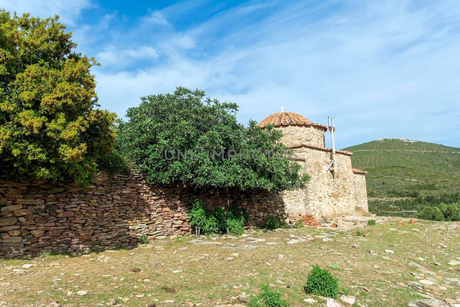 Small monastery Agiou Nikolaou Kalision at Attica, Greece