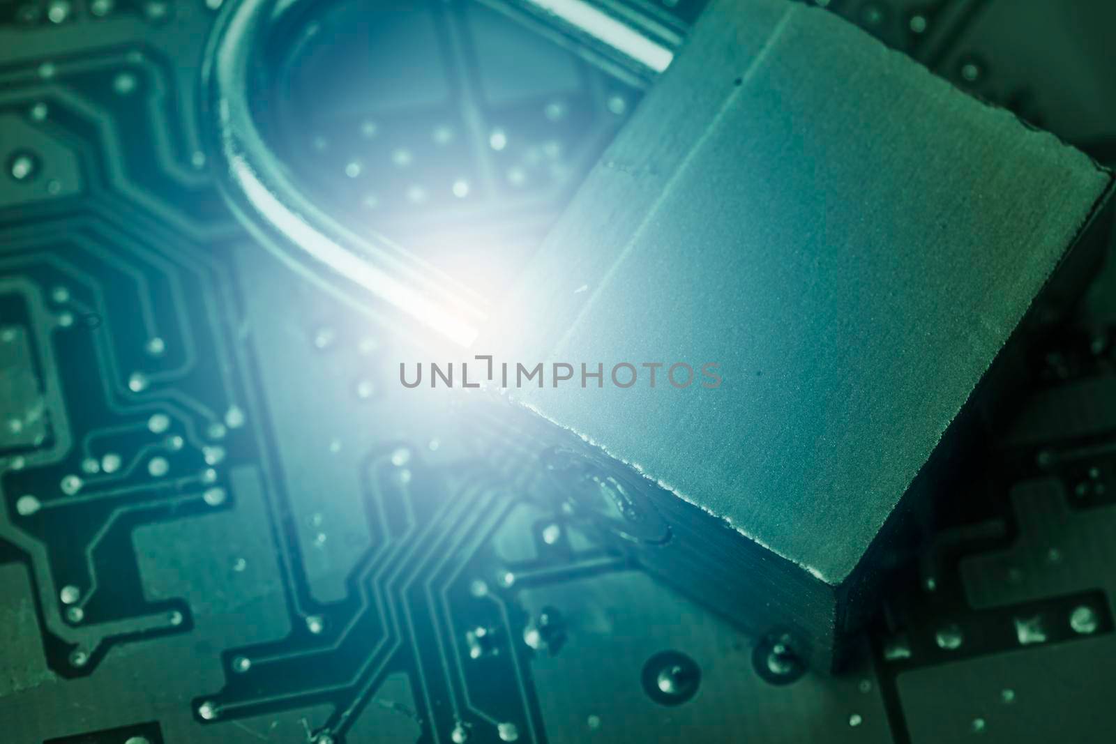 A lock on the computer motherboard by golibtolibov