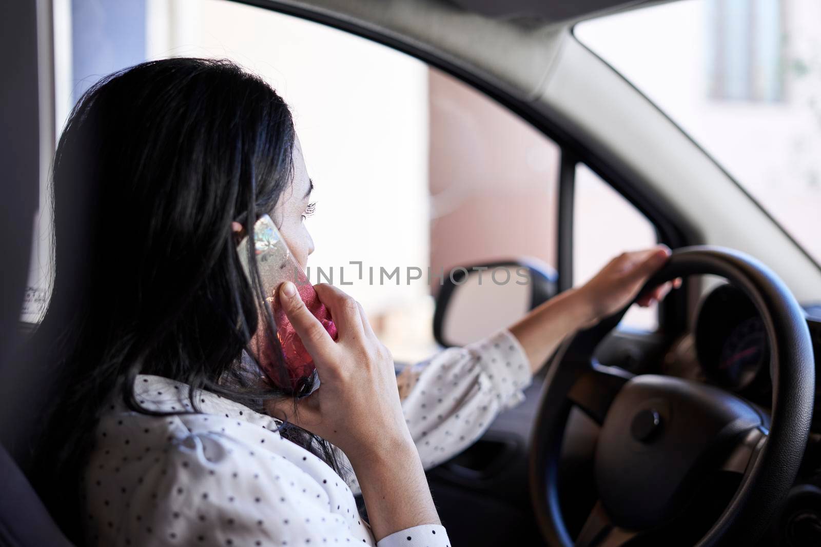 Unsafe driving. Talking on the Phone While Driving by golibtolibov