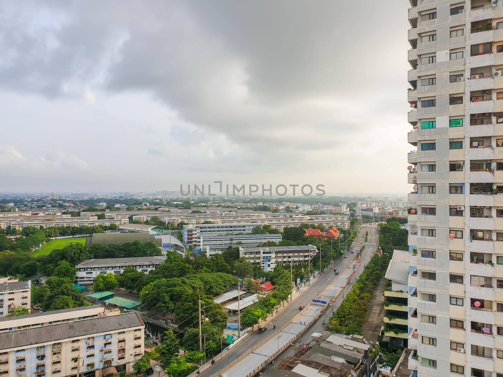 Cityscape with building in city of Bangkok by NongEngEng