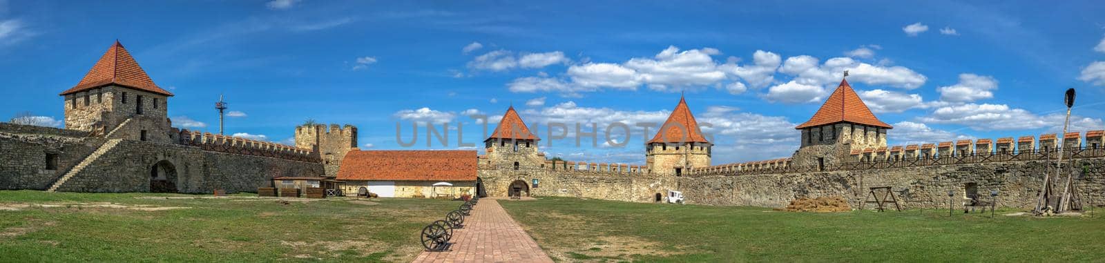 Inside of Bender fortress, Moldova by Multipedia