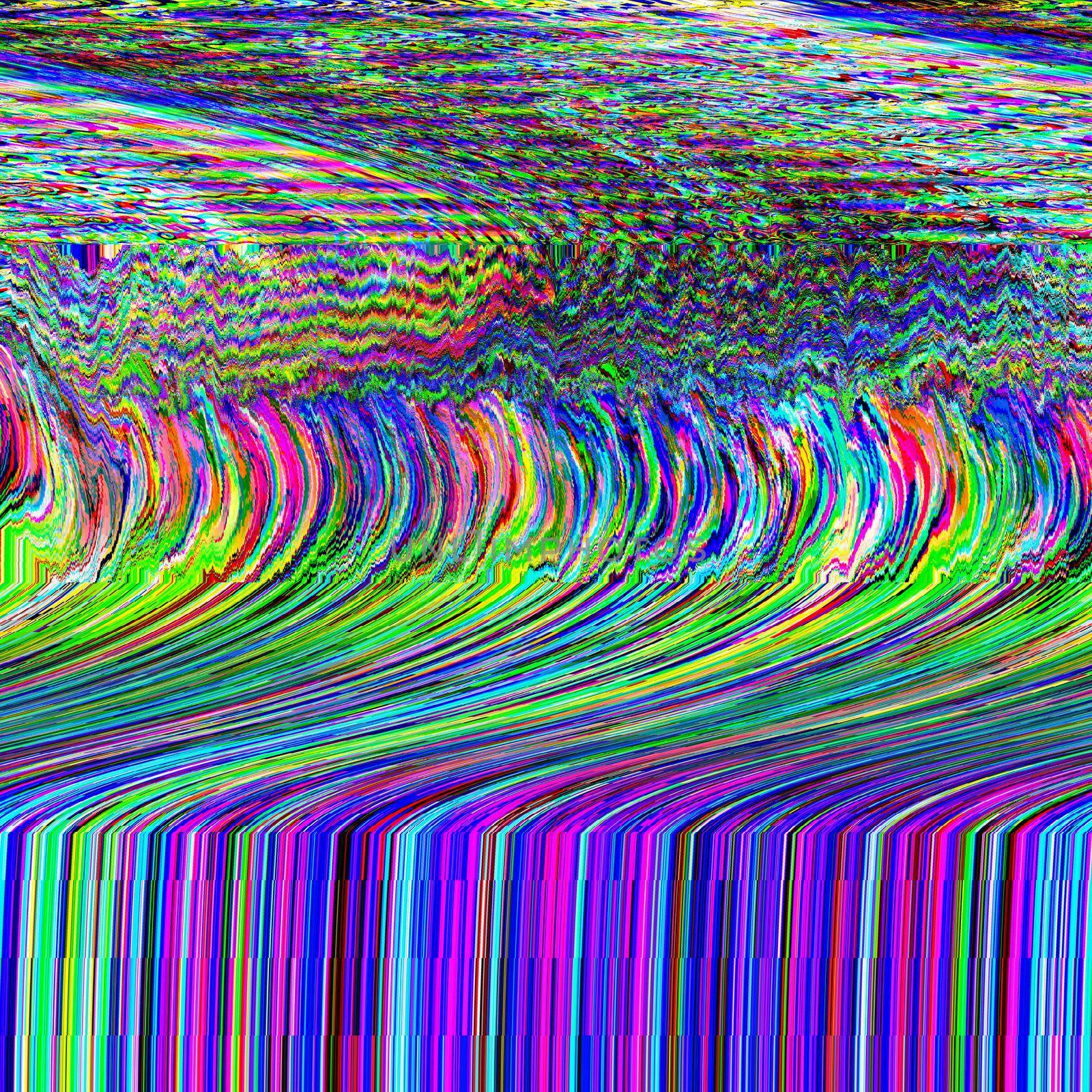 Glitch TV psychedelic Noise background Old screen error Digital pixel noise abstract design. Photo glitch. Television signal fail. Technical problem grunge wallpaper by DesignAB