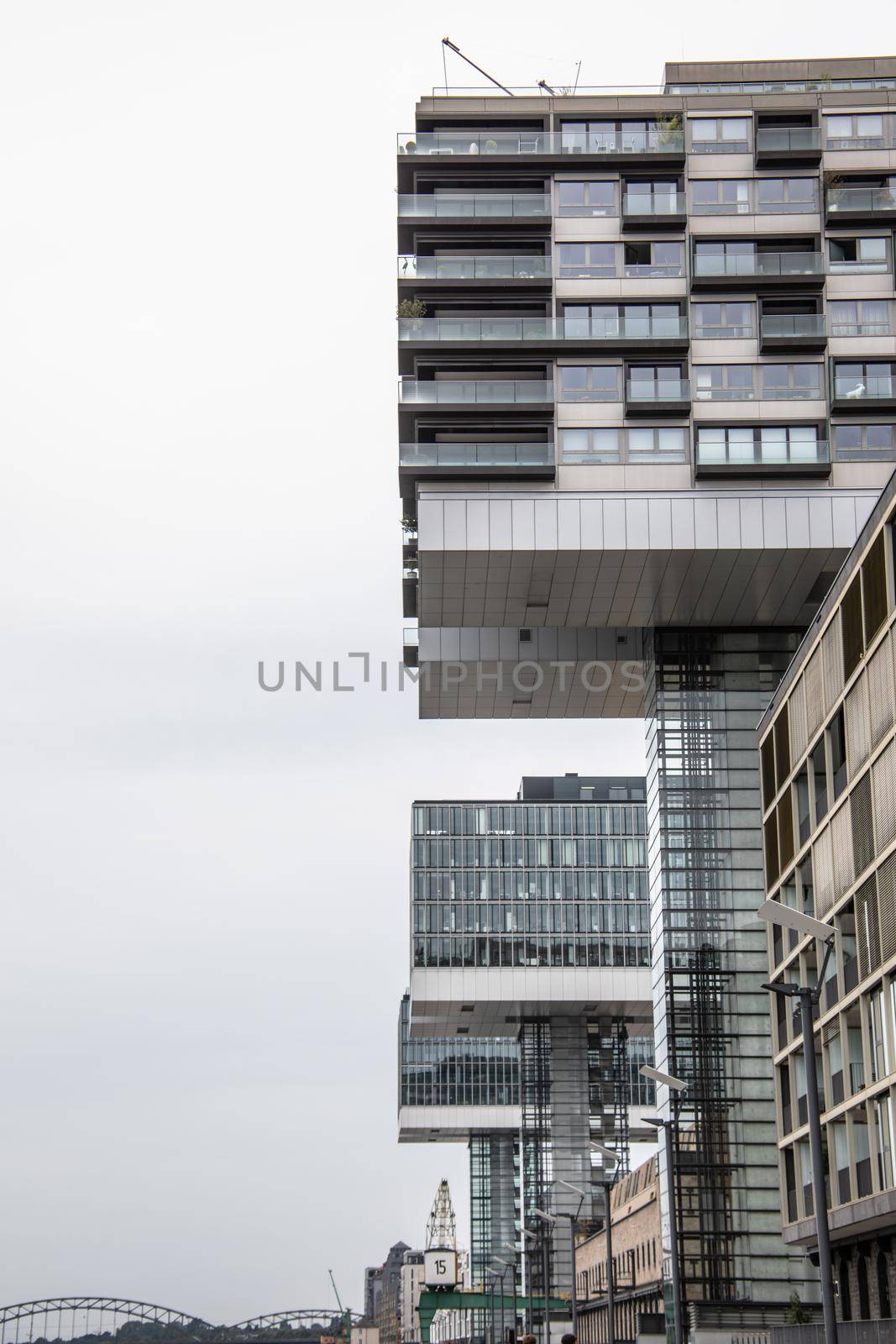 famous crane houses in Cologne