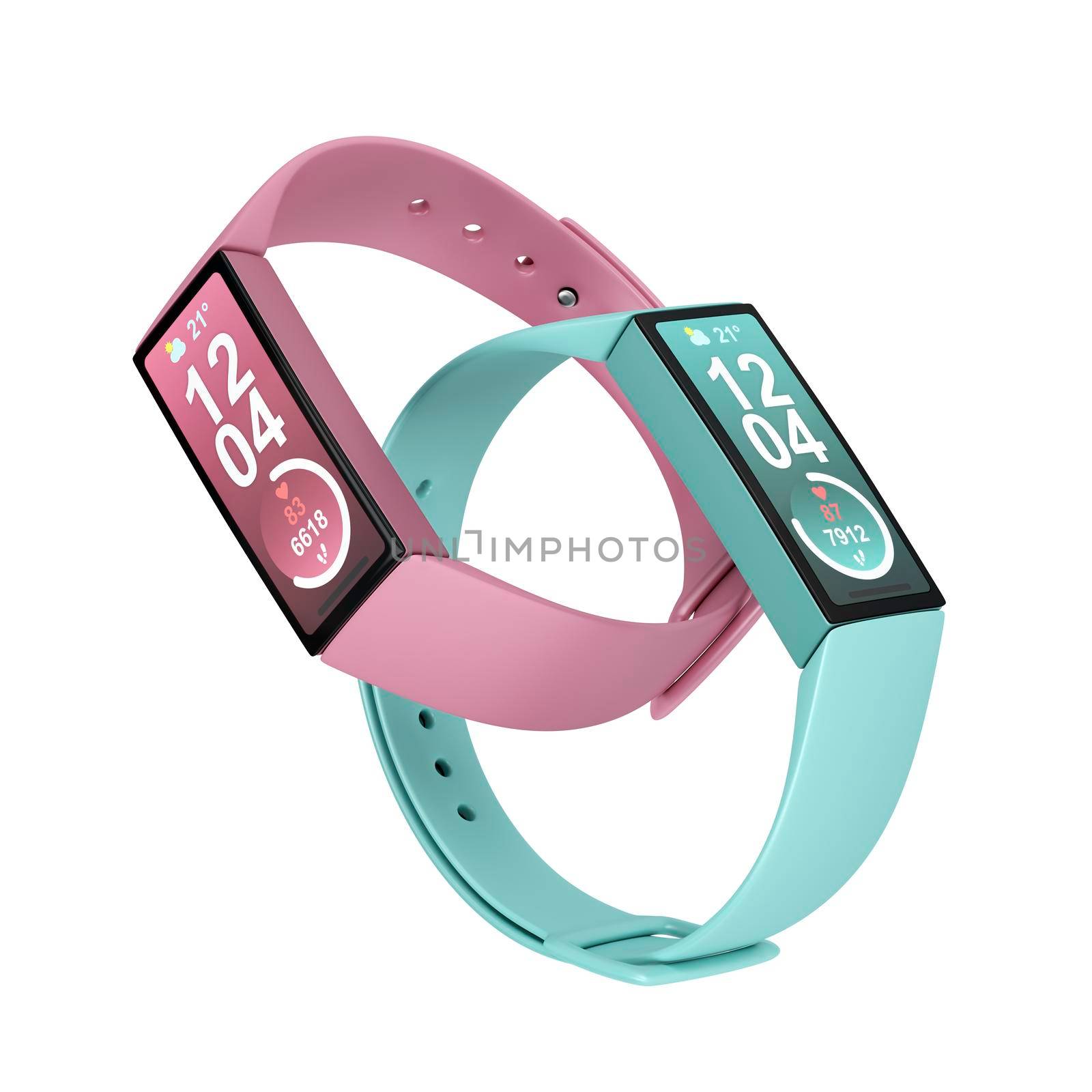 Two fitness trackers by magraphics