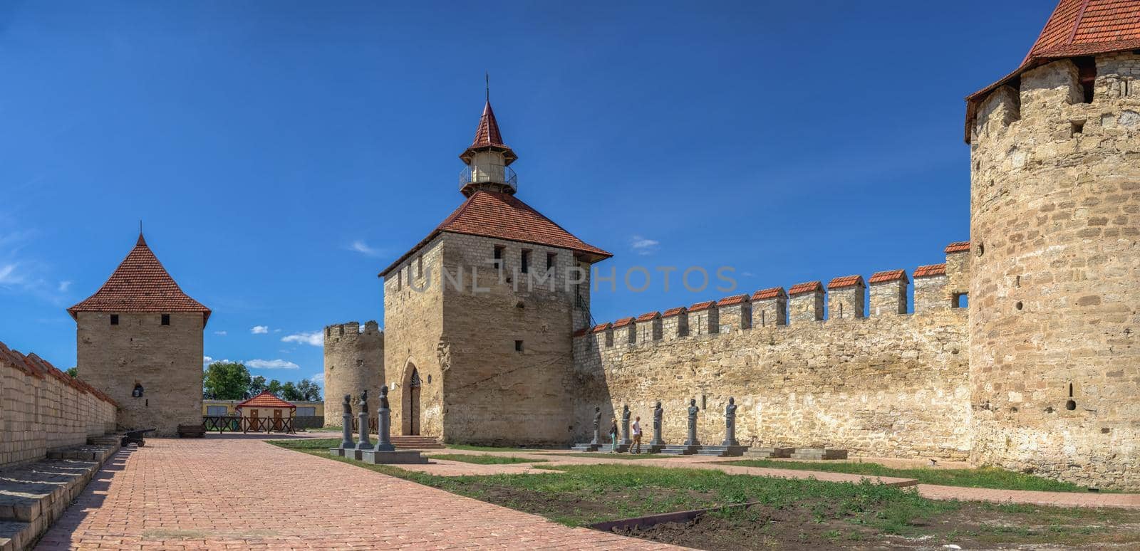 Fortress walls and towers of the Bender fortress, Moldova by Multipedia