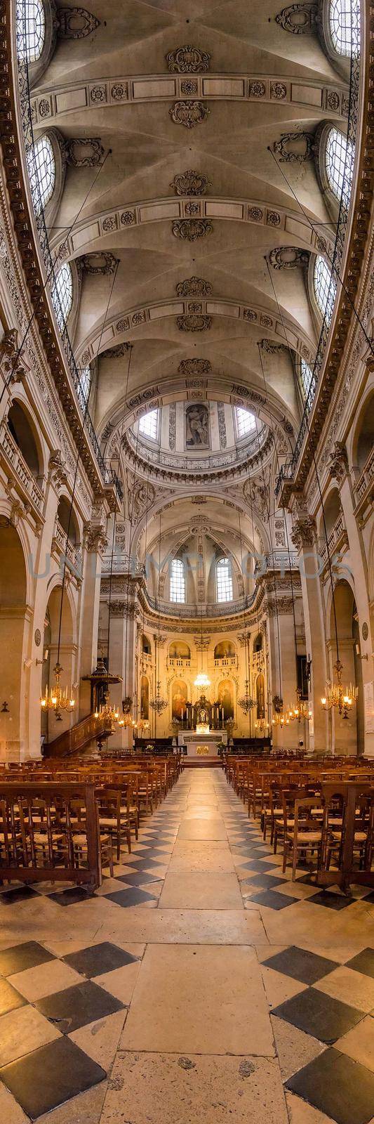 Notre Dame de Paris. Internal view by jyurinko