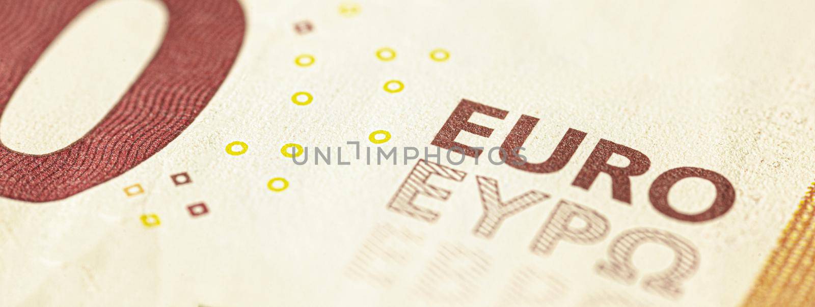 Euro bill detail banner by pippocarlot