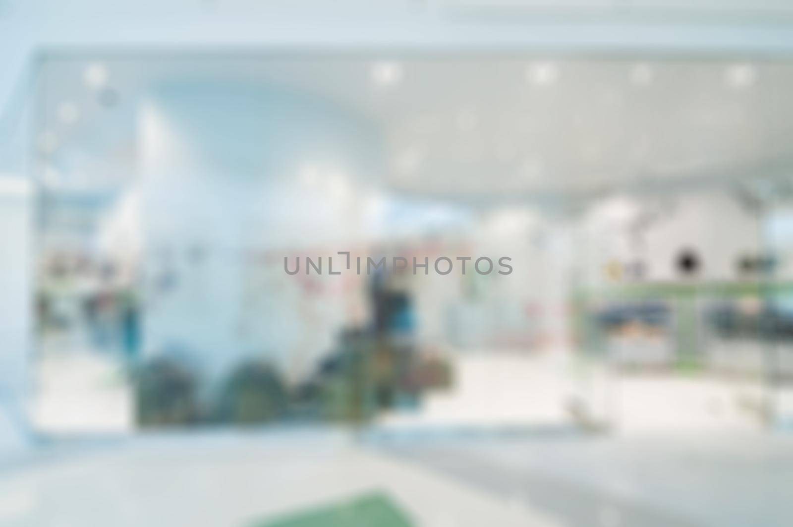 Abstract backdrop - Shopping mall theme blur background