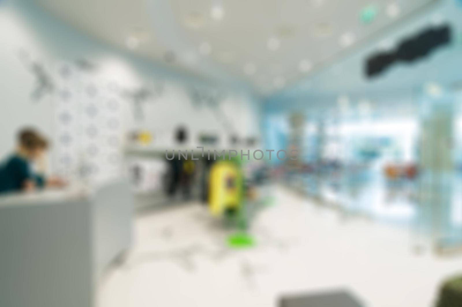 Abstract backdrop - Shopping mall theme blur background