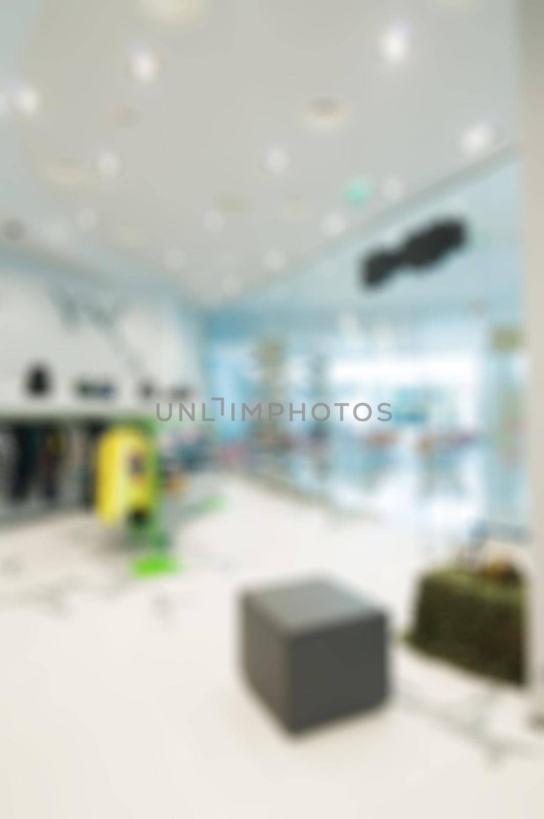 Abstract backdrop - Shopping mall theme blur background