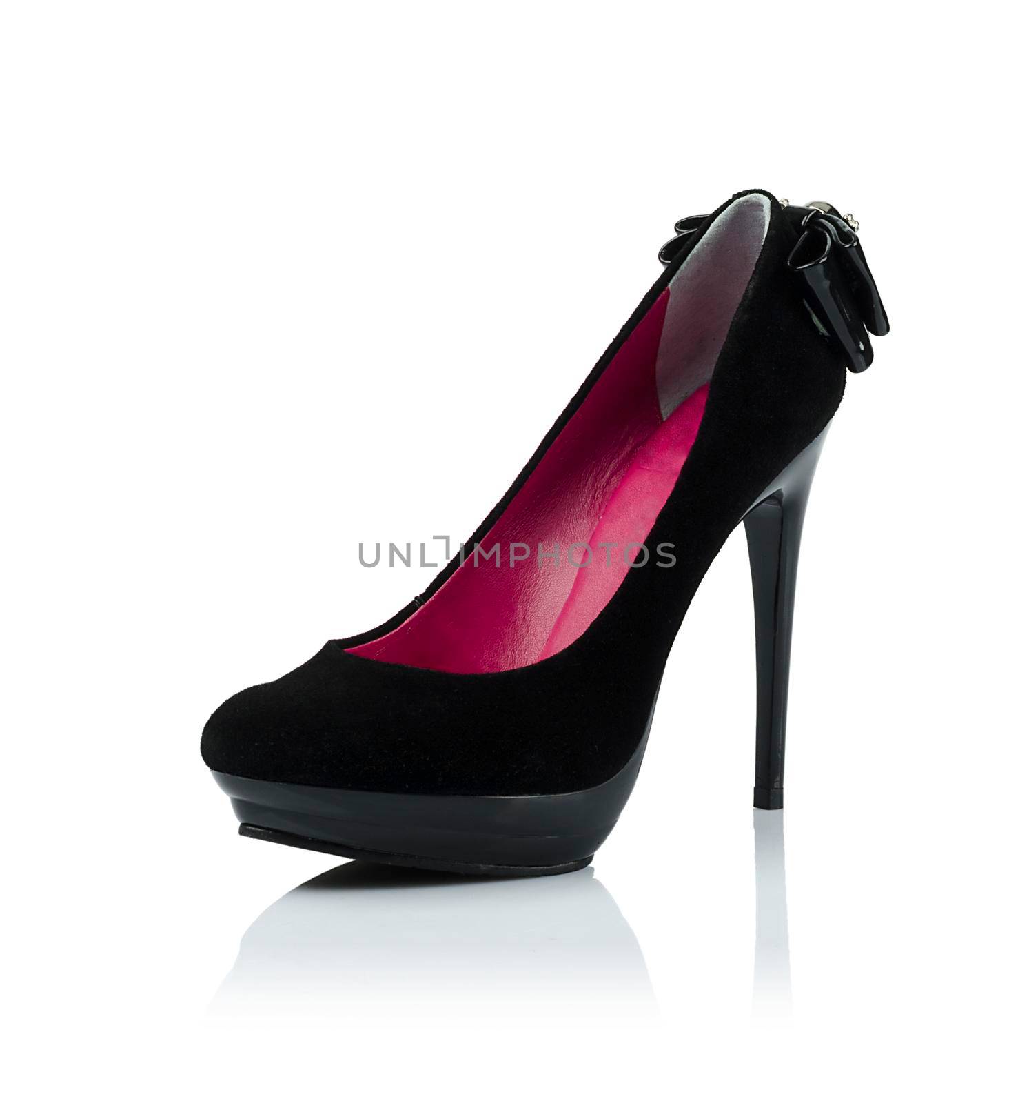 Modern fashionable women shoe shot in studio