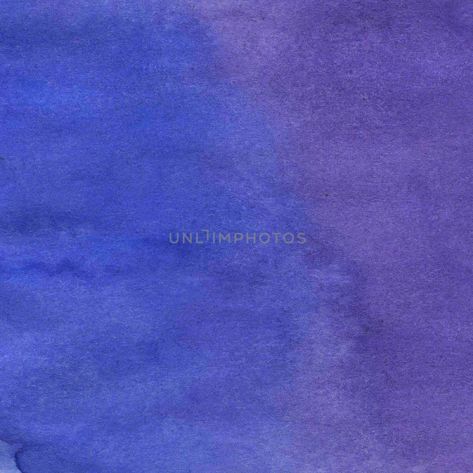 Blue and Purple Hand Drawn Watercolor Abstract Background. Watercolors Paint Decorative Texture Backdrop.