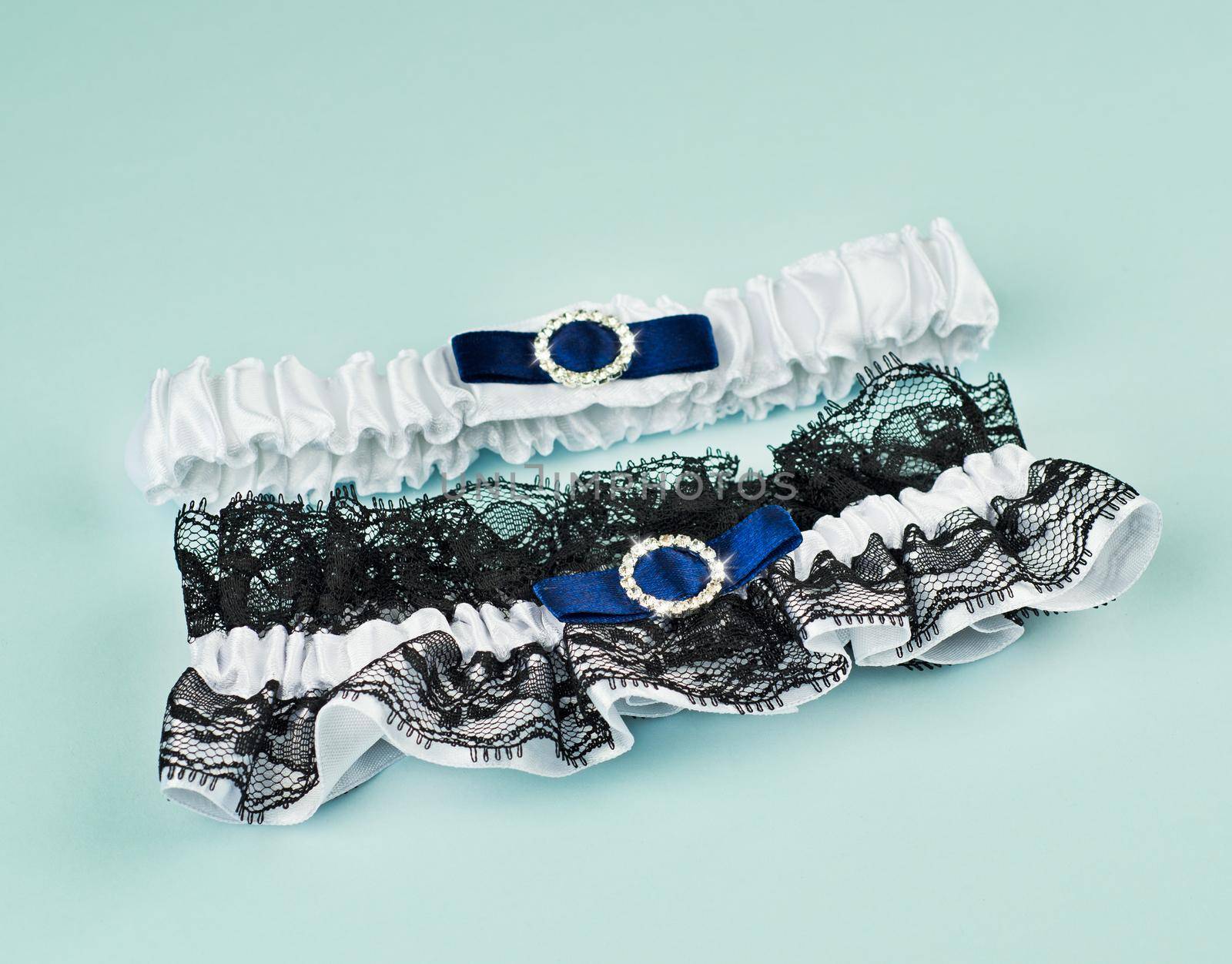 The garter of the bride prepared for wedding day