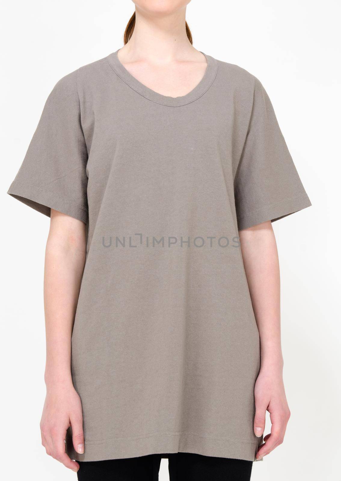 Fashion clothes display - studio shoot on plain background