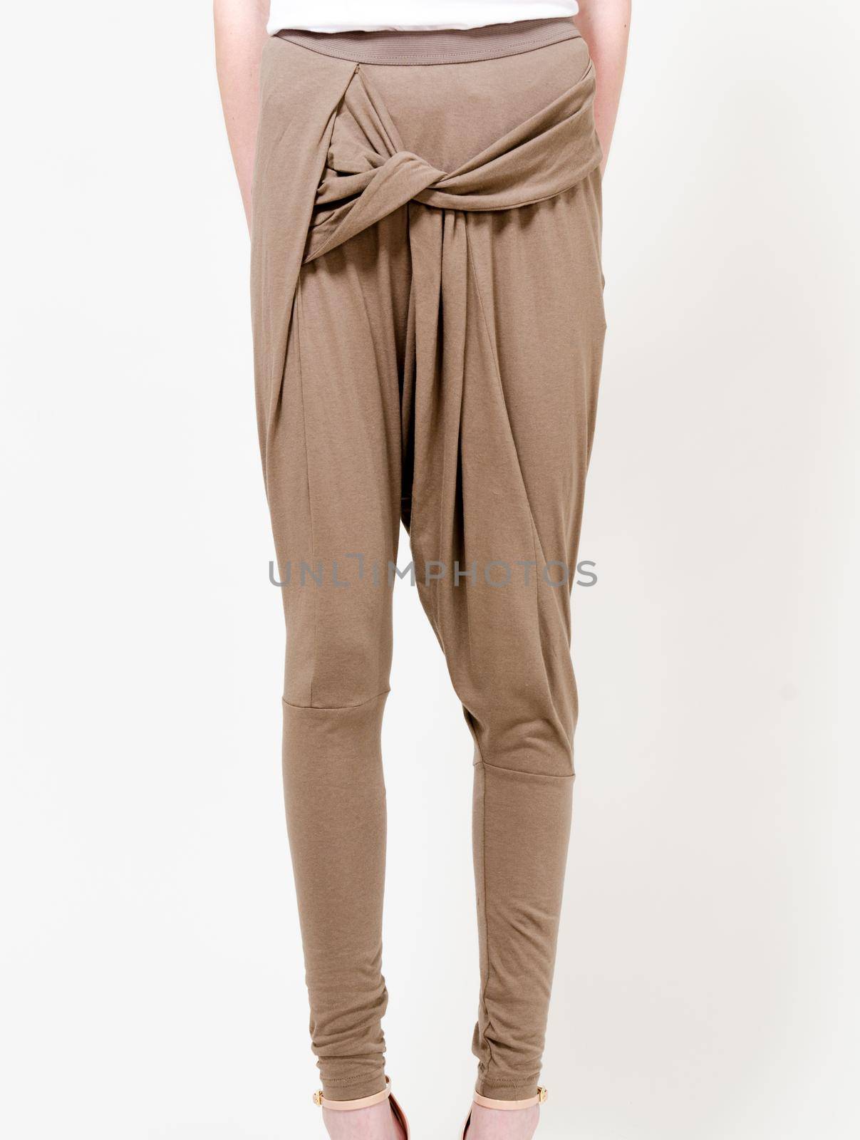 Fashion clothes display - studio shoot on plain background