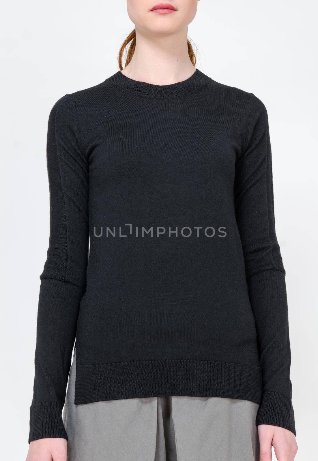 Fashion clothes display - studio shoot on plain background