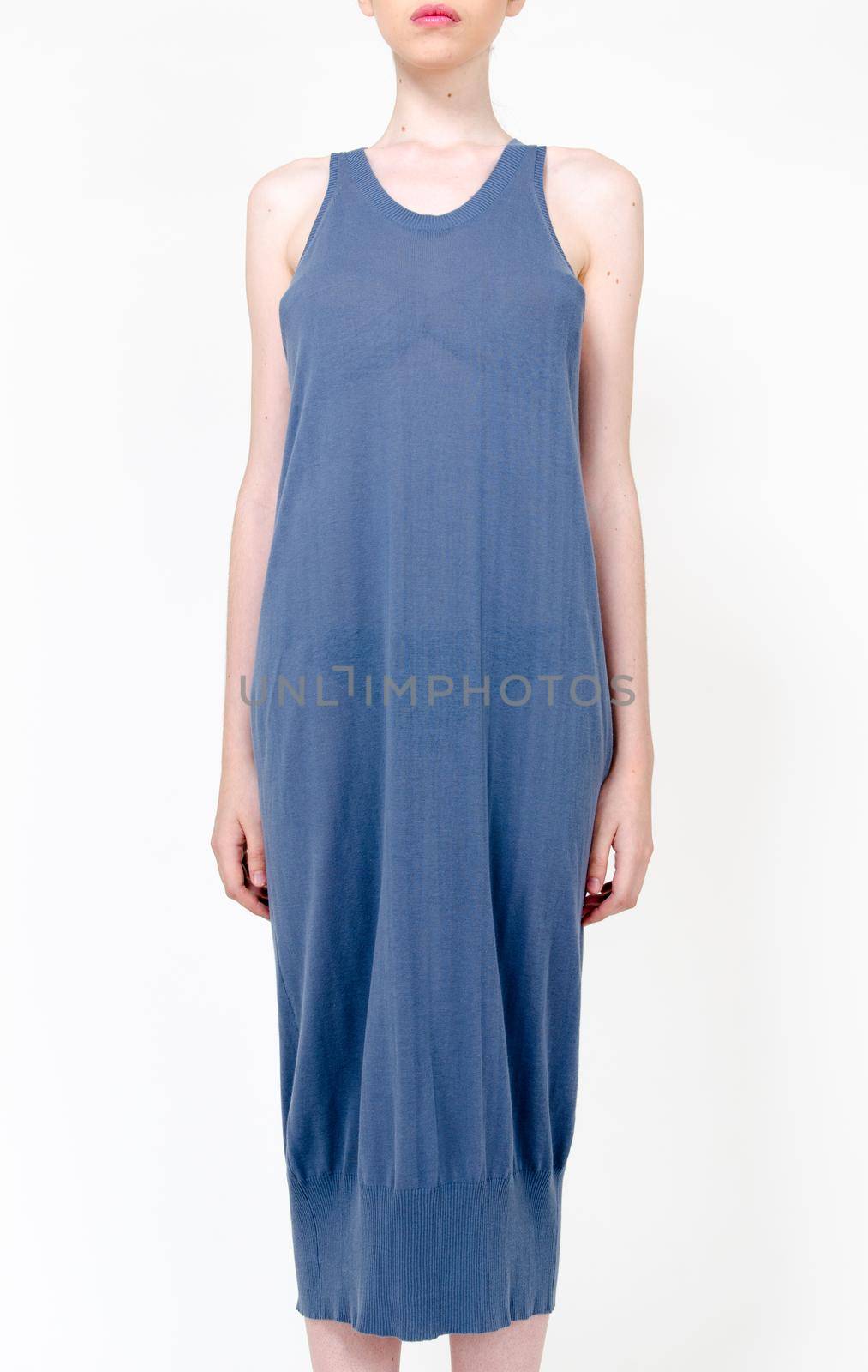 Fashion clothes display - studio shoot on plain background