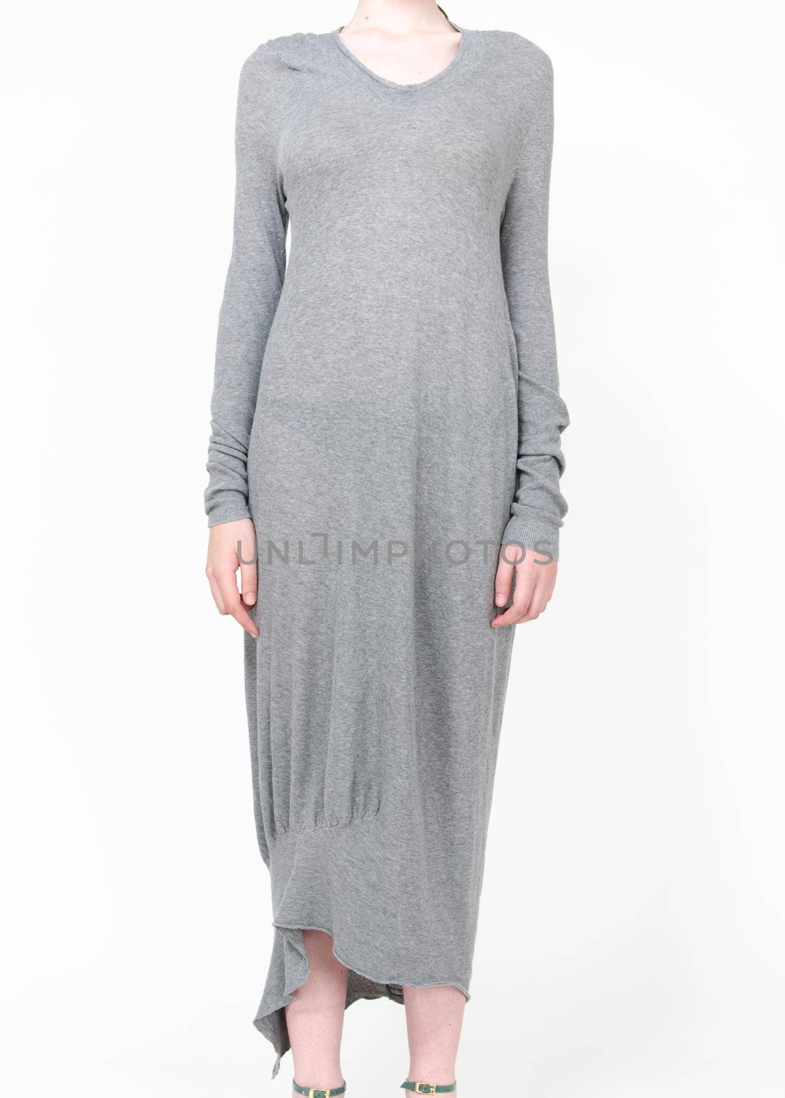 Fashion clothes display - studio shoot on plain background
