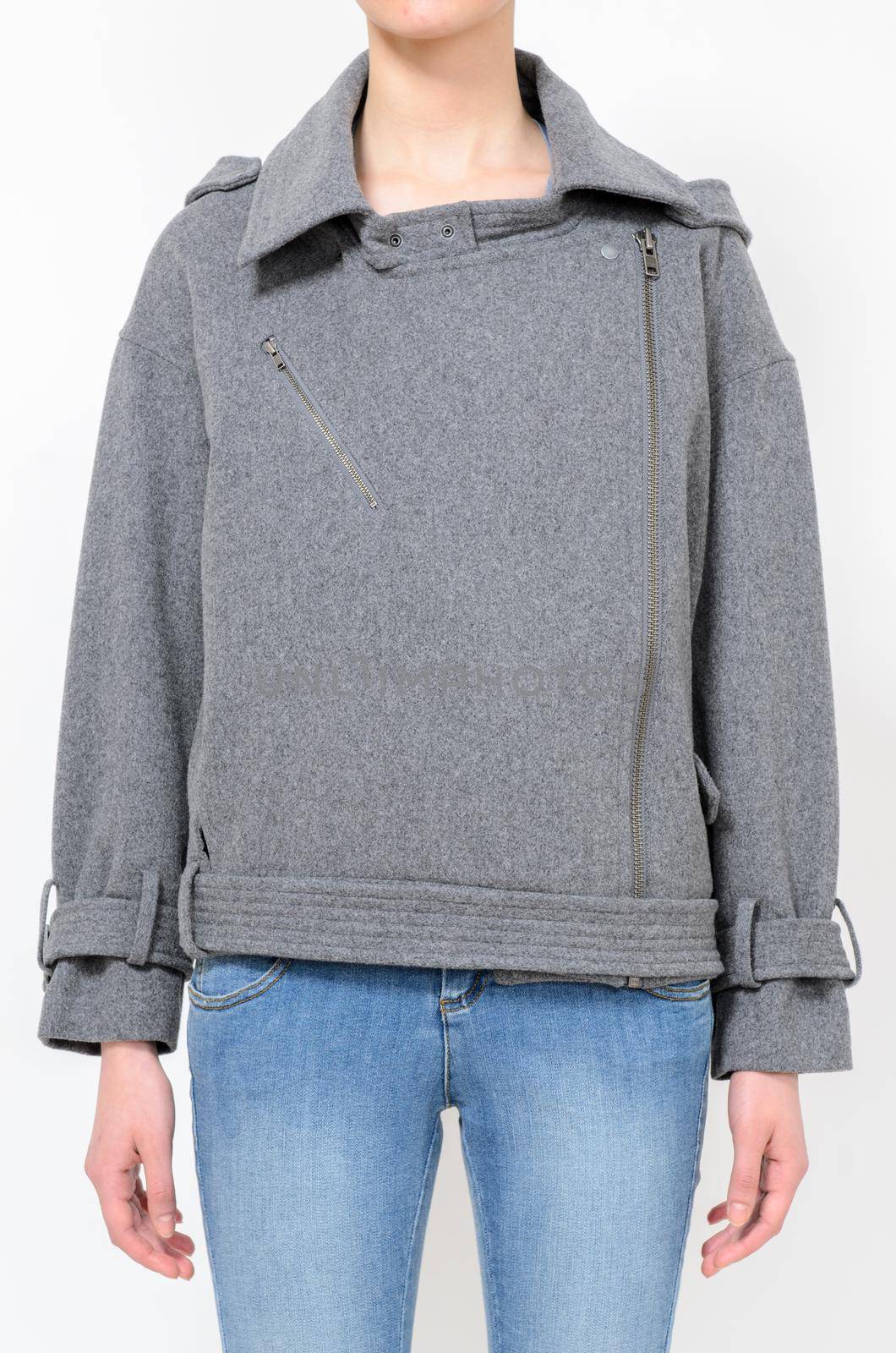 Fashion clothes display - studio shoot on plain background