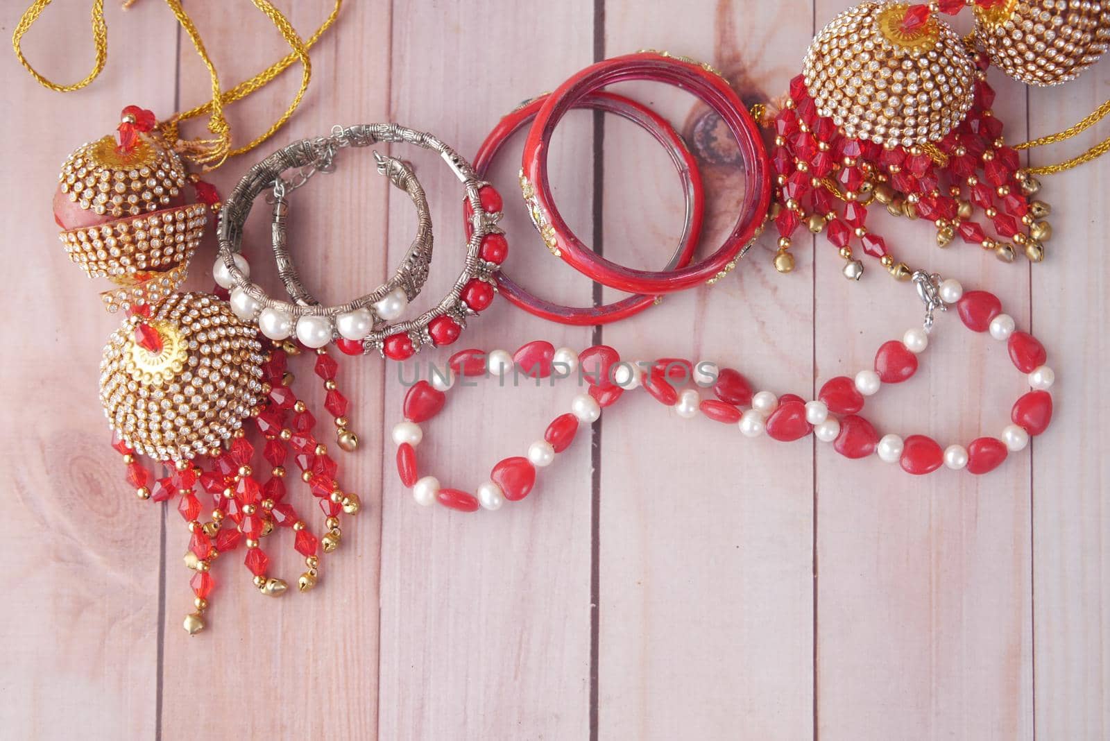 jewelry, pendant and chain on table