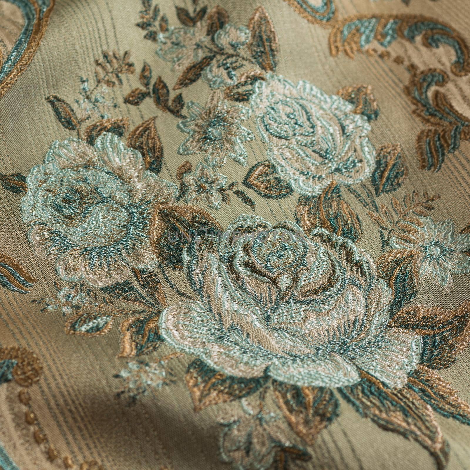 Macro shot of fine fabric texture background