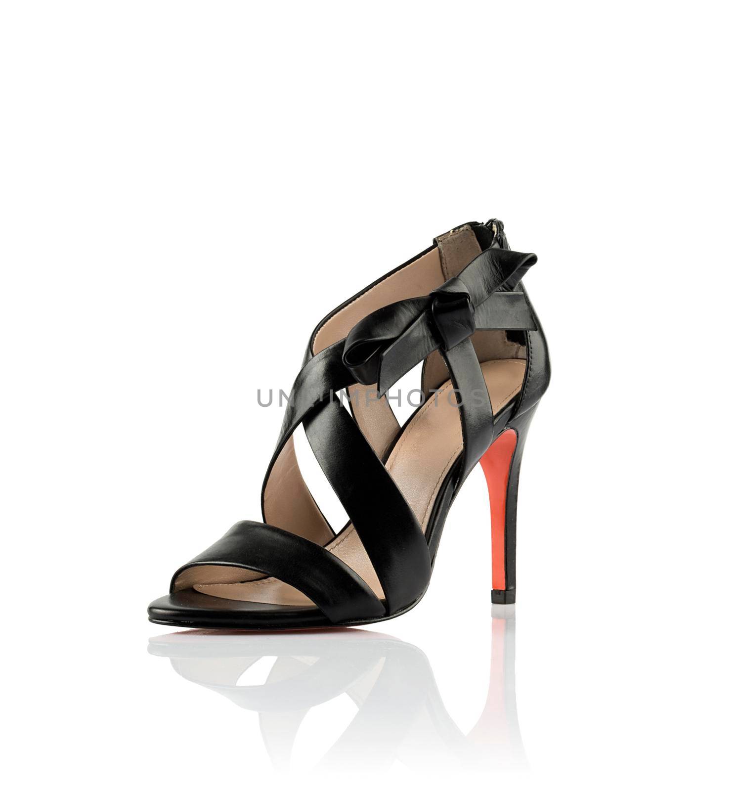 Modern fashionable women shoe shot in studio