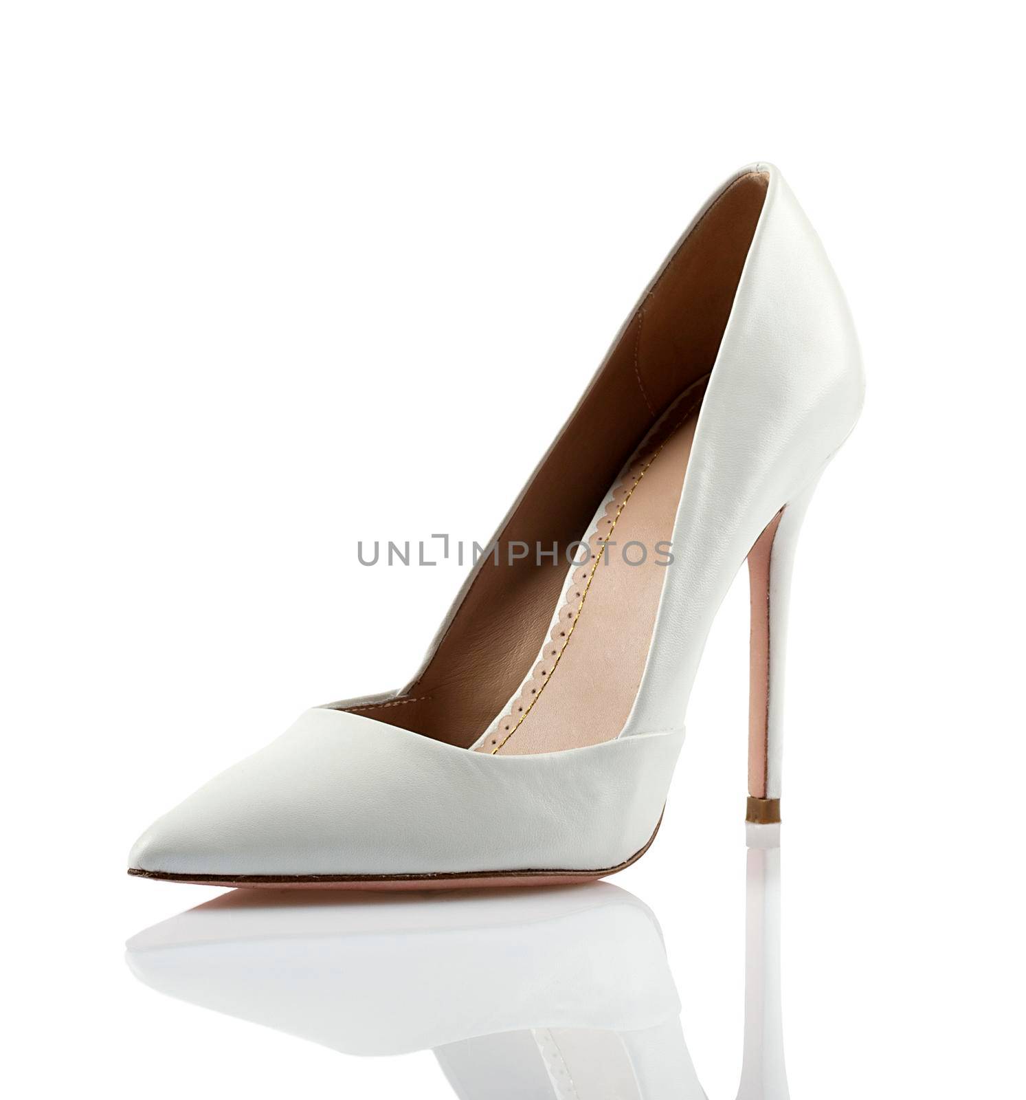 Modern fashionable women shoe shot in studio