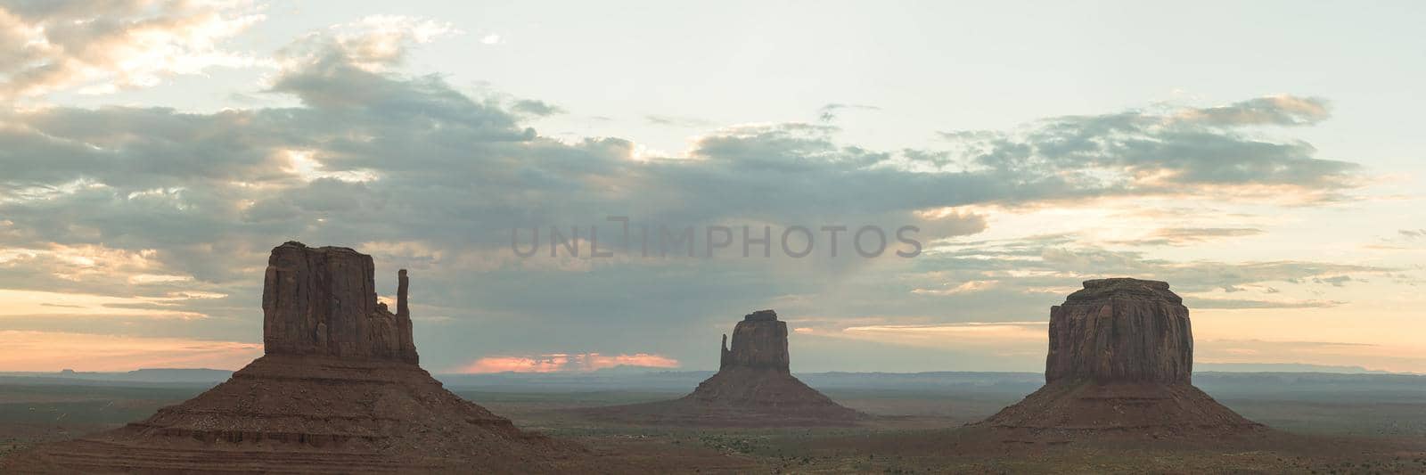 Utah panorama from John Ford's Point Monument Valley by jyurinko
