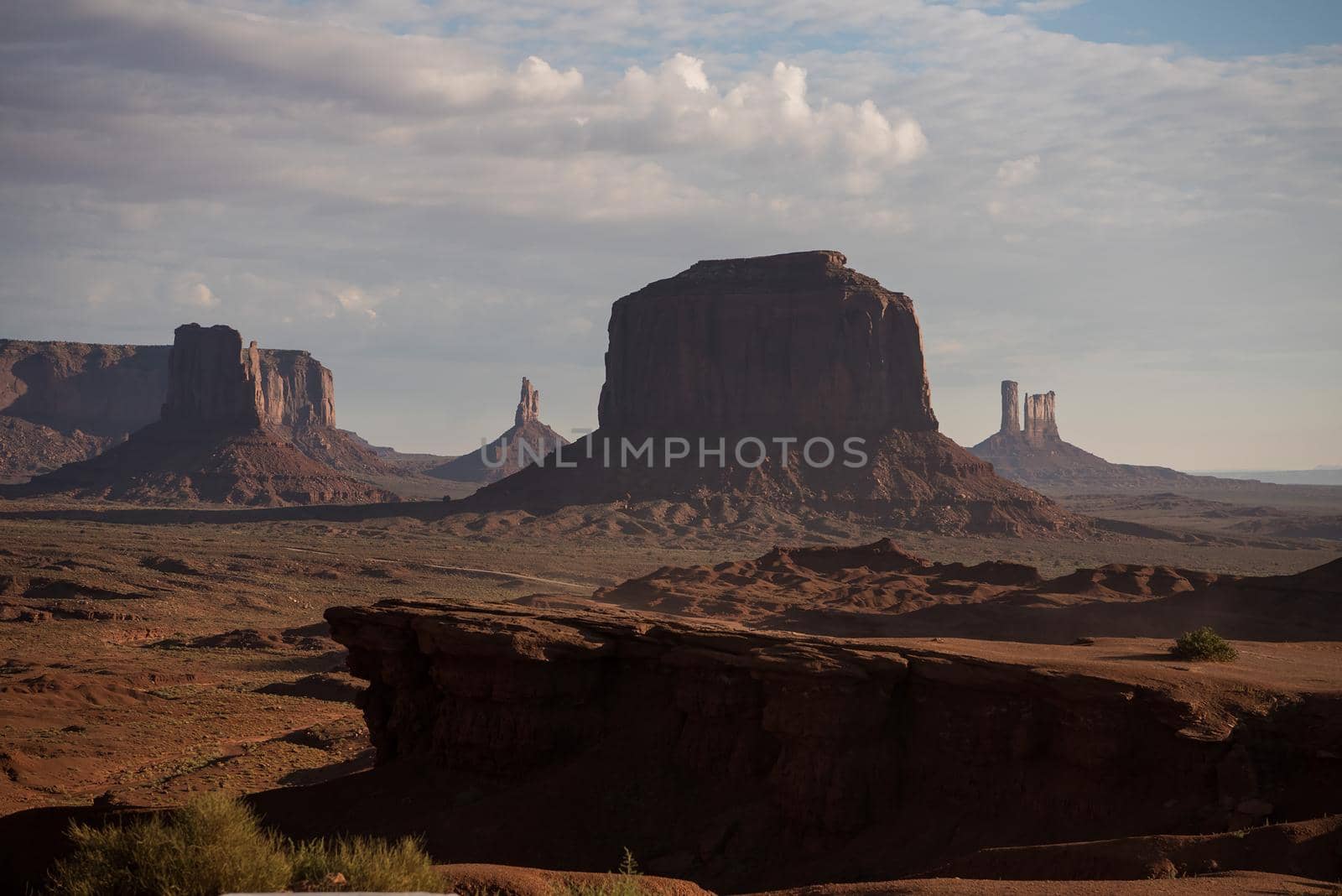 Utah Monument Valley Colorful landscape with butte by jyurinko