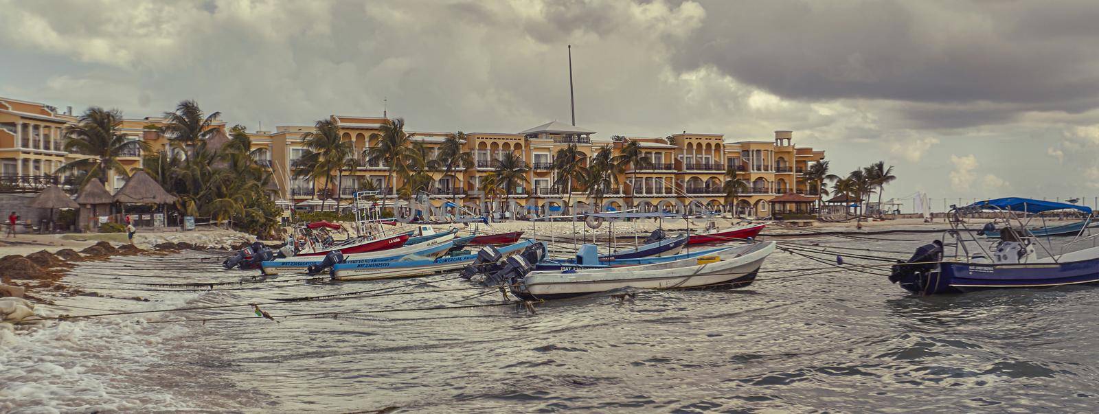 Playa del carmen beach banner by pippocarlot