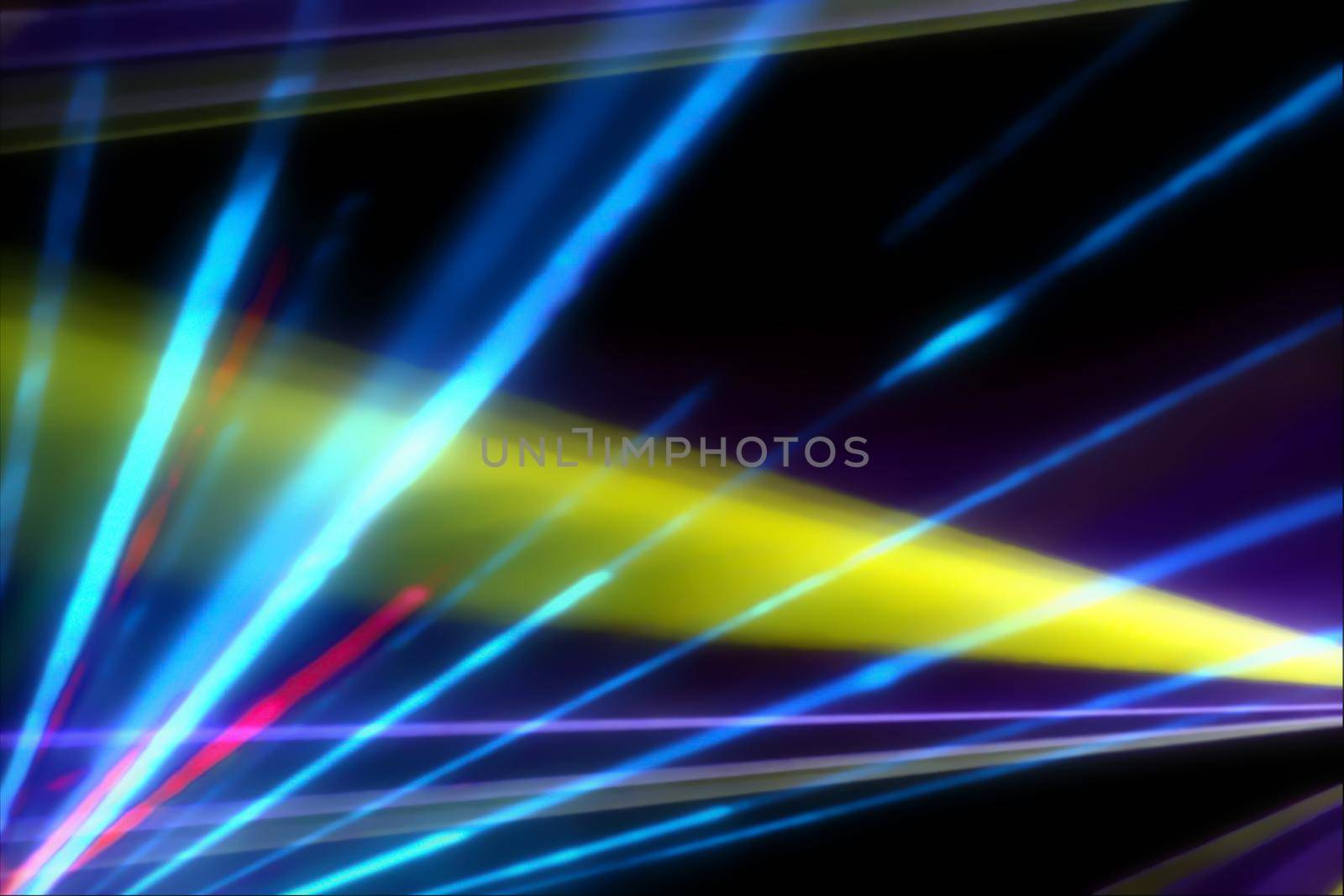 Colorful anniversary laser show with some smoke in the air. Party background by MP_foto71