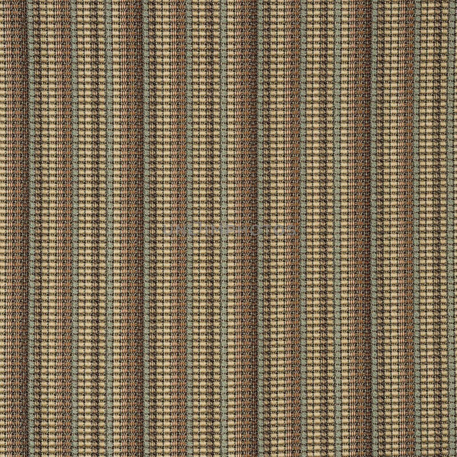 Closeup view of abstract fabric with striped pattern