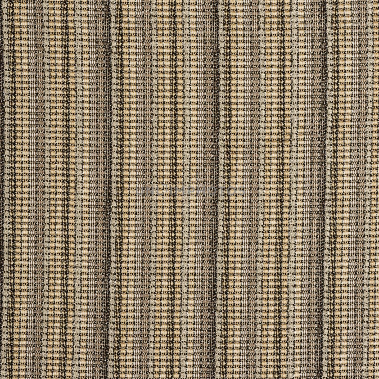 Closeup view of abstract fabric with striped pattern