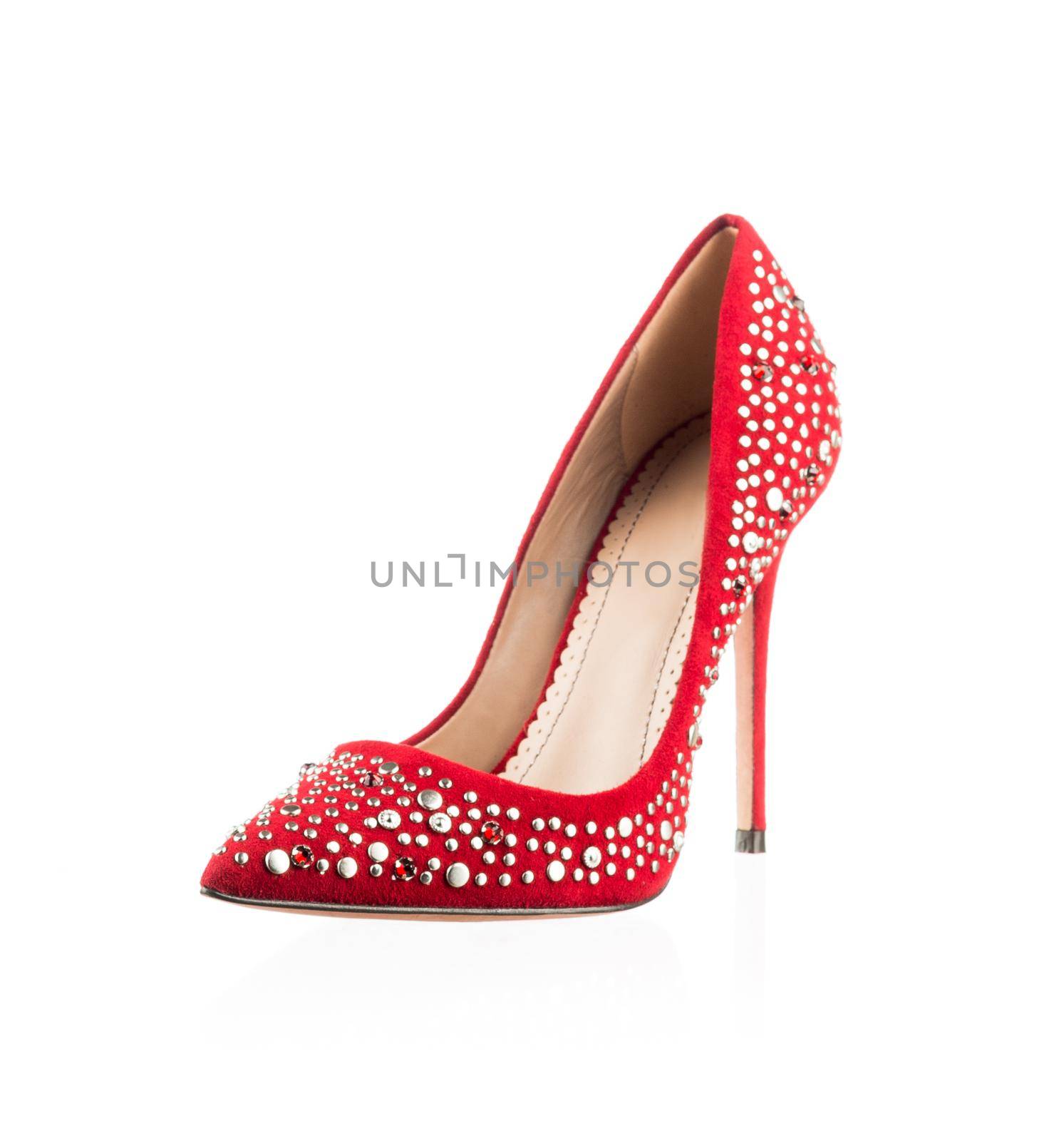 Fashionable red women shoe by nikitabuida