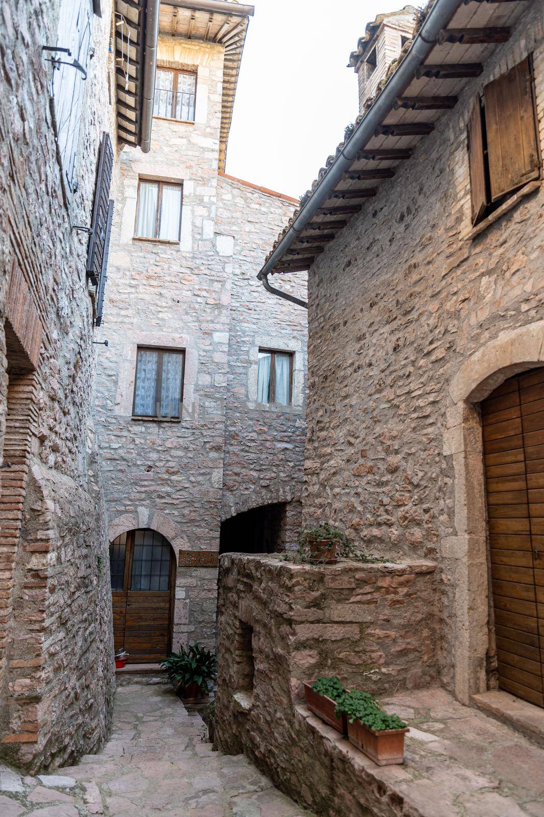 hamlet of macerino its buildings and rustic alleys by carfedeph