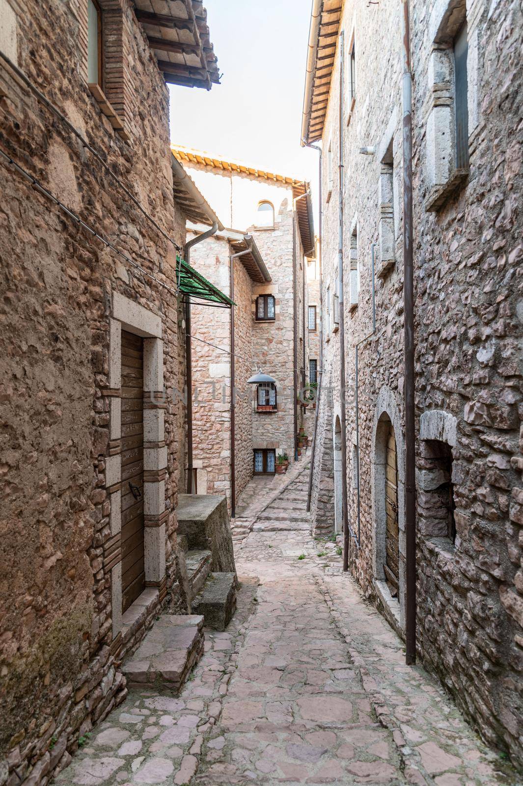 hamlet of macerino its buildings and rustic alleys by carfedeph