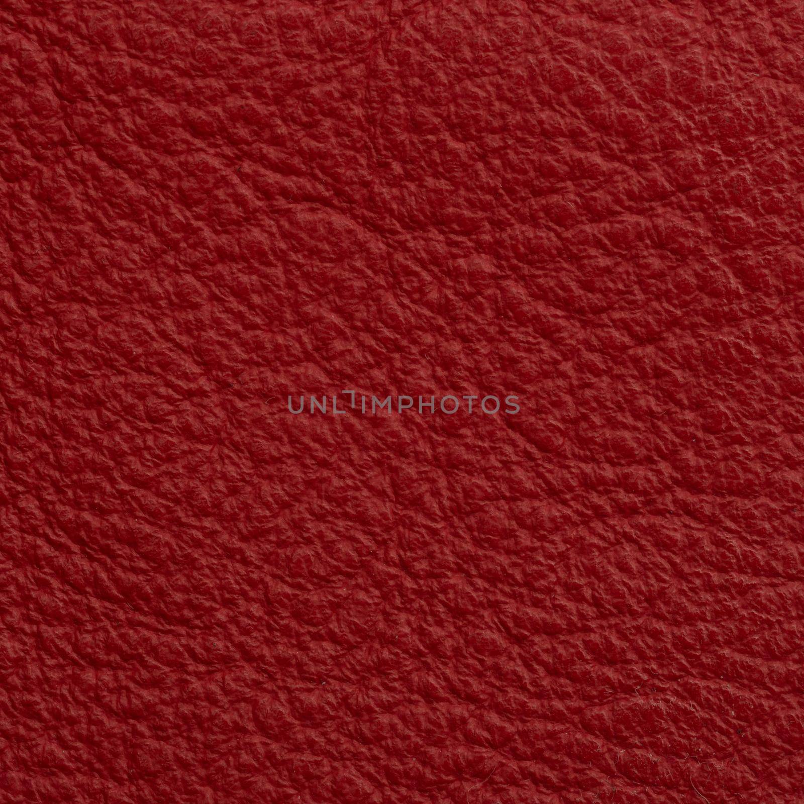 Red Leather texture closeup macro shot for background