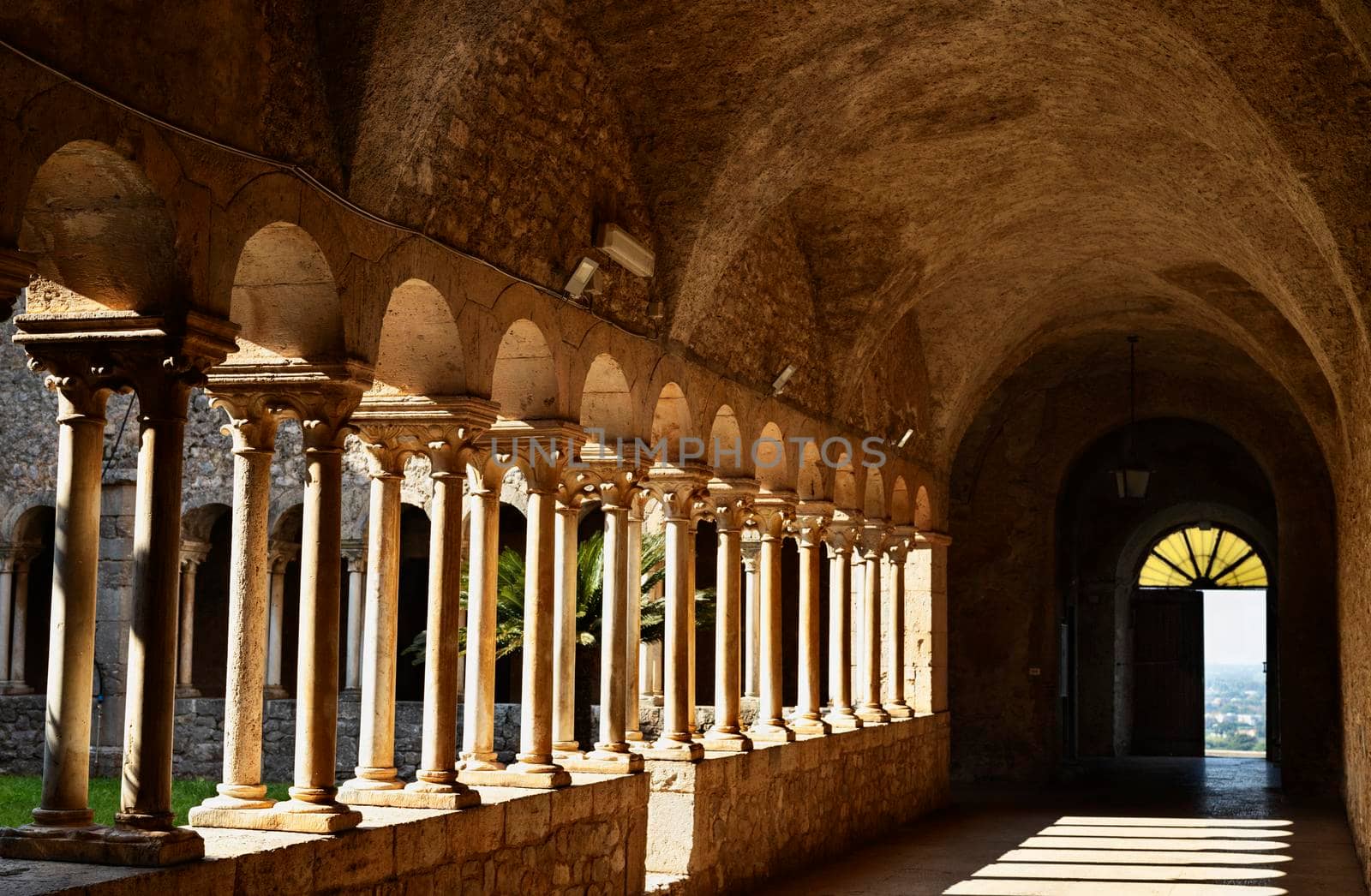 Sermoneta , Italy , Valvisciolo Abbey cloister by victimewalker