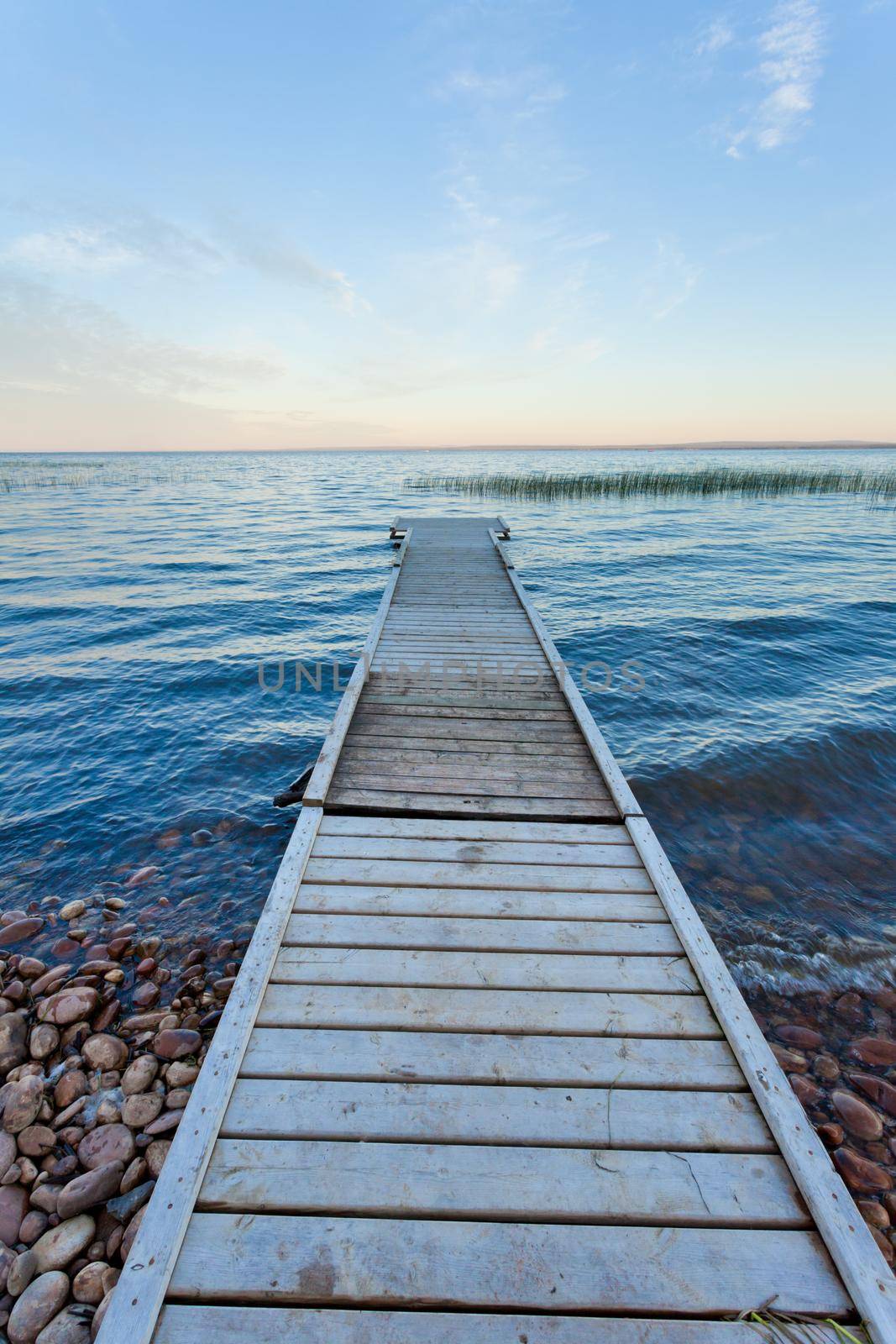 Lesser Slave Lake dock landscape Alberta Canada by PiLens