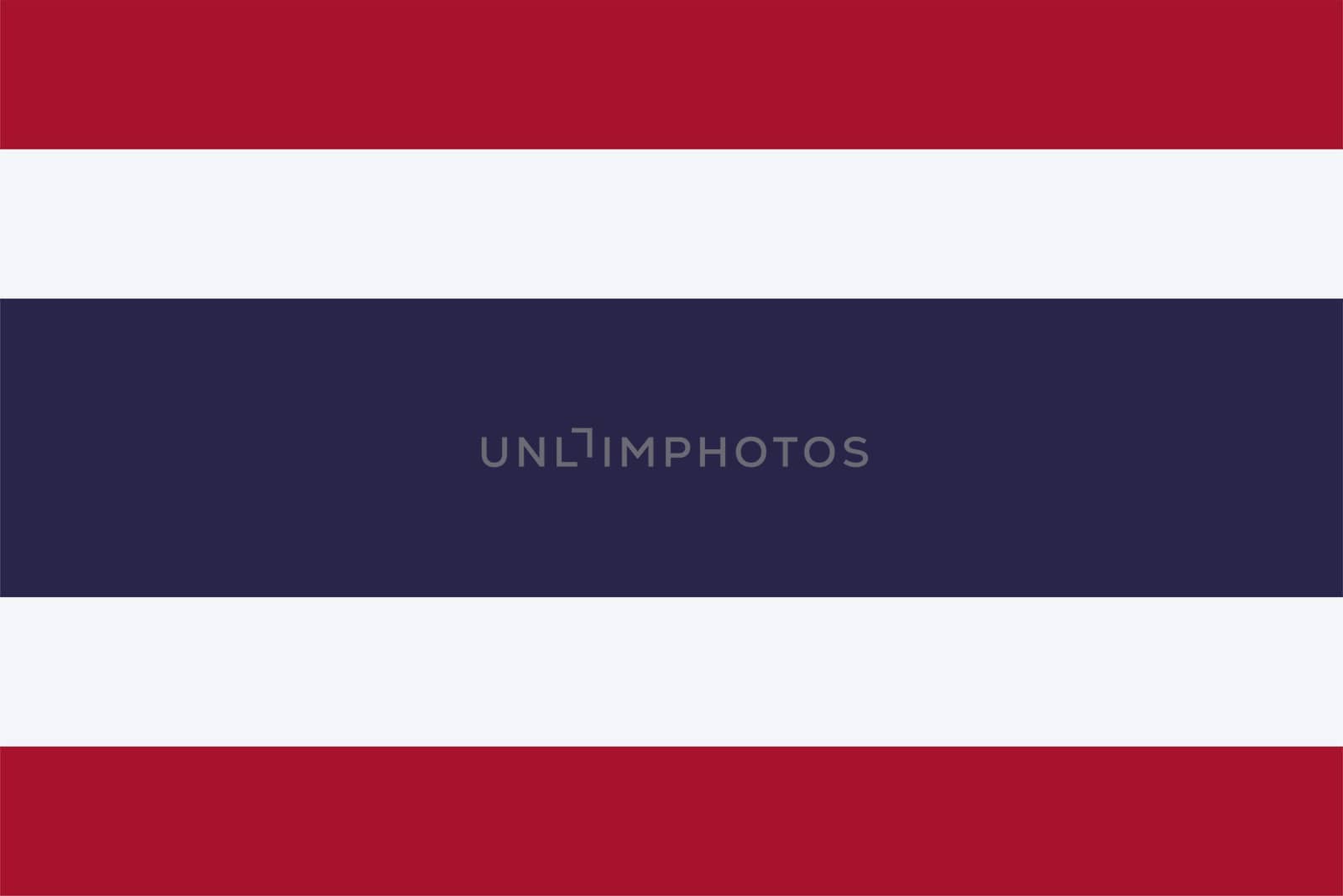 the Thai national flag of Thailand, Asia