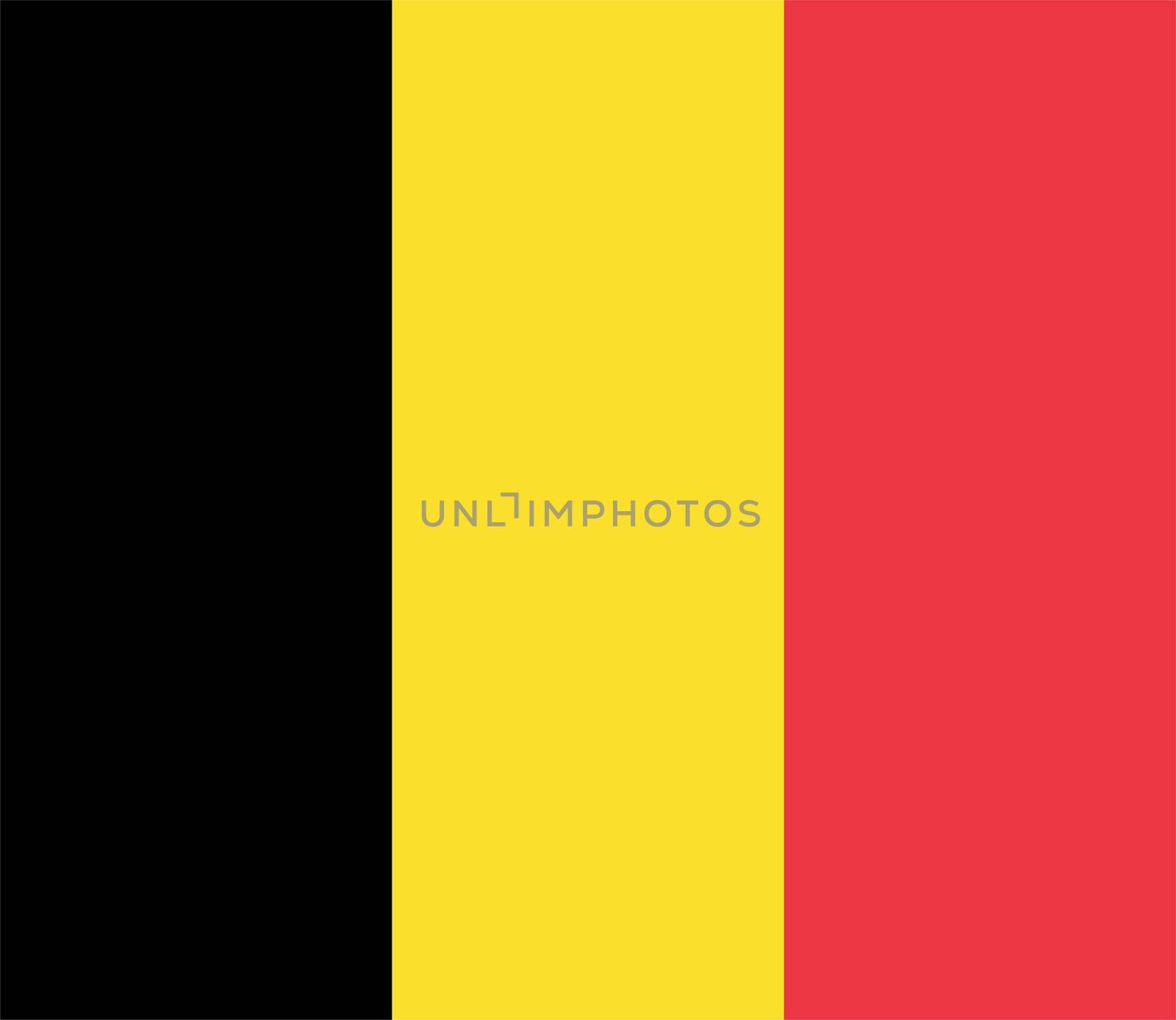 the Belgian national flag of Belgium, Europe