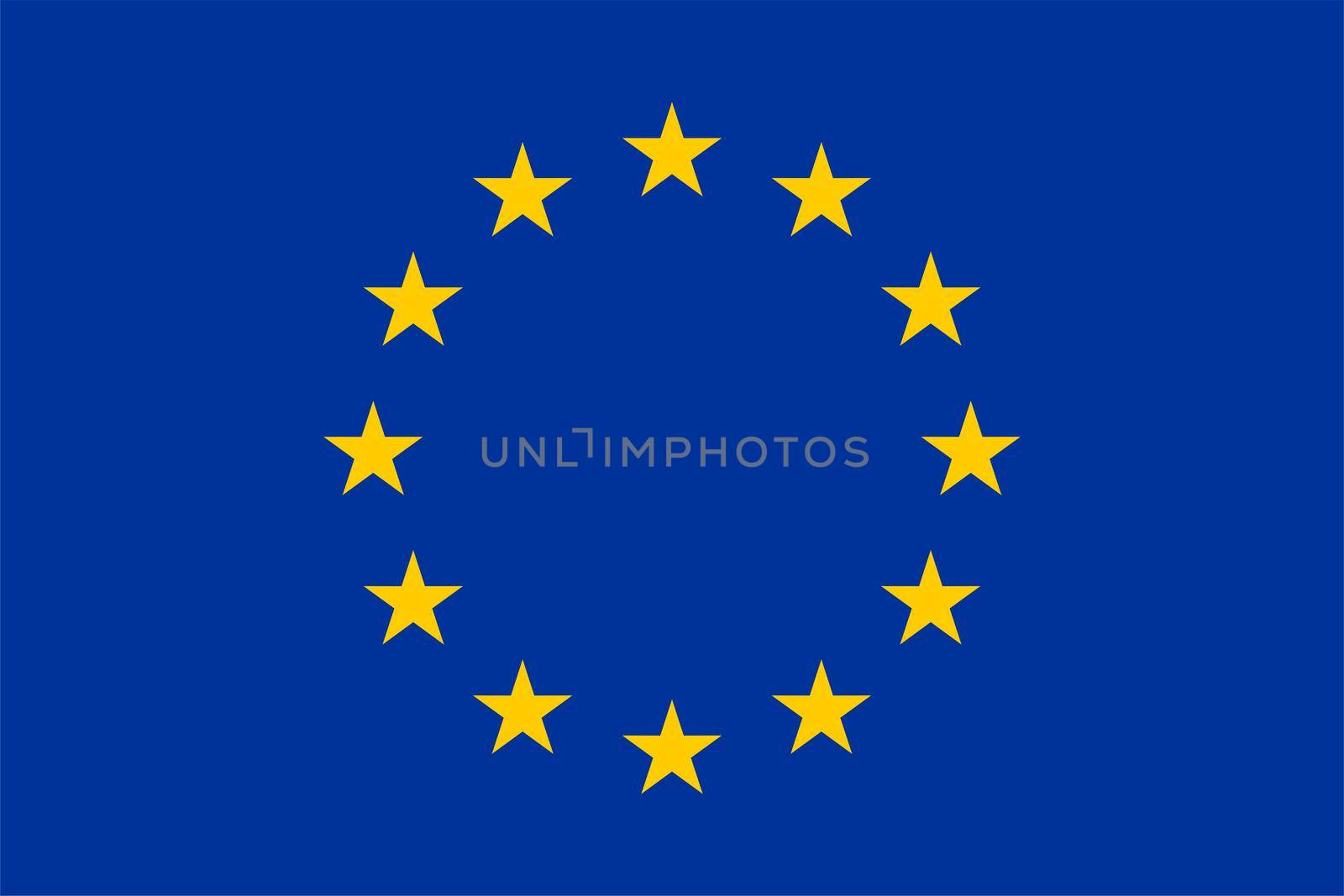 flag of the European Union (EU) aka Europe