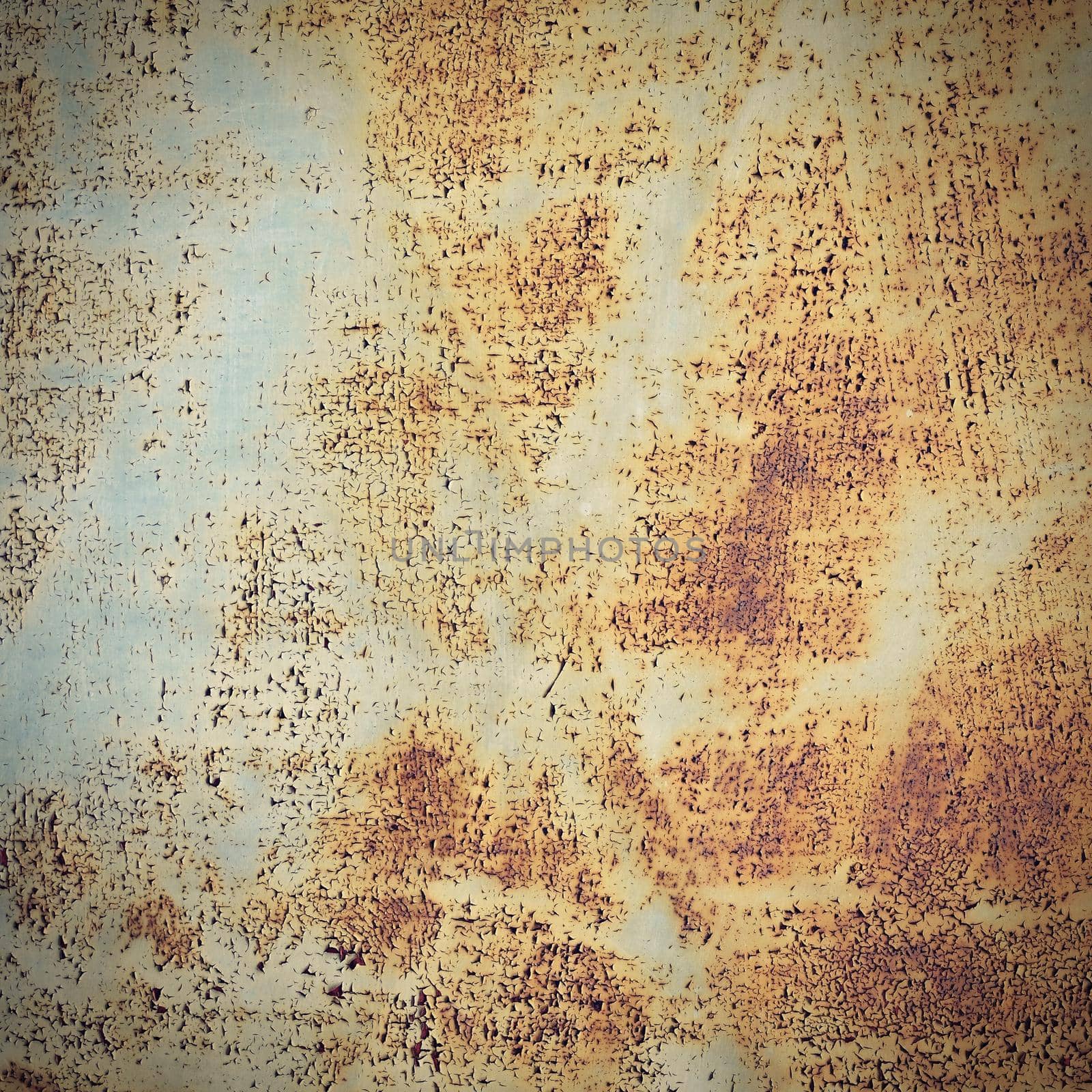 Abstract background of old rusty dirty metal plate. Attractive wallpaper design.