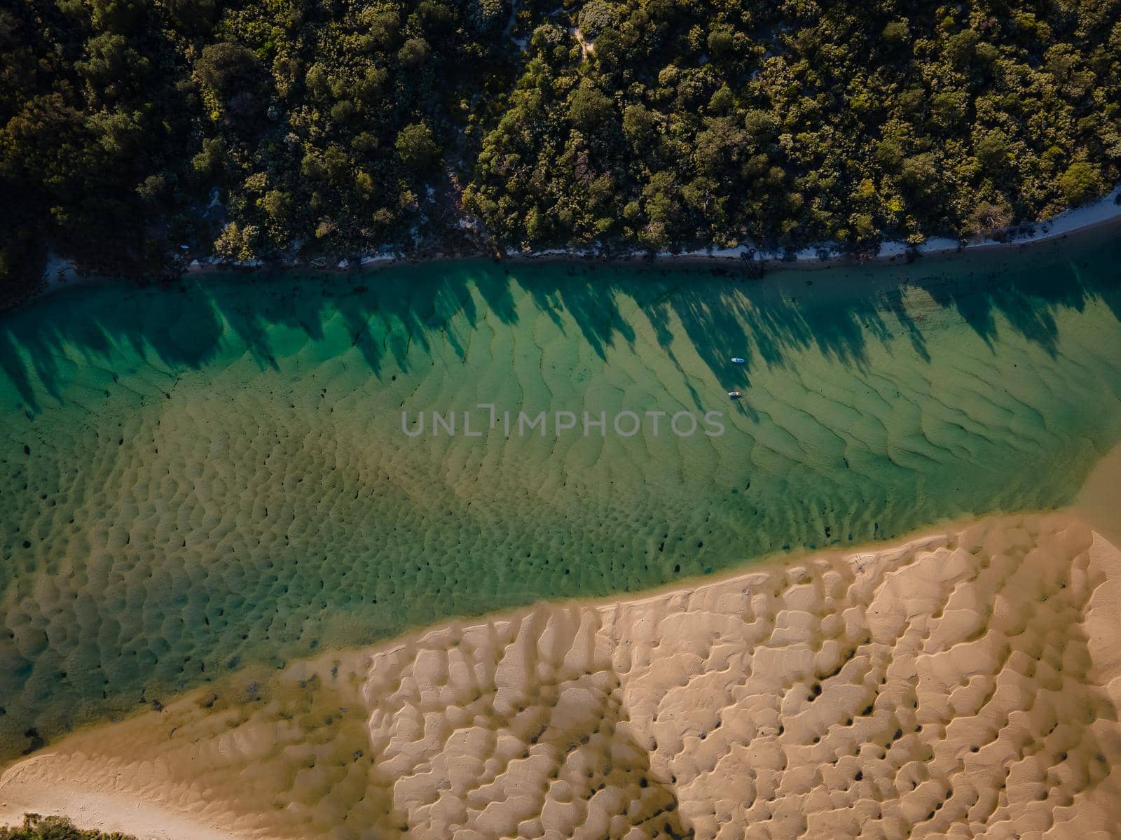 Dolphin Point Inlet at Burrill Lake, NSW, Australia. High quality photo