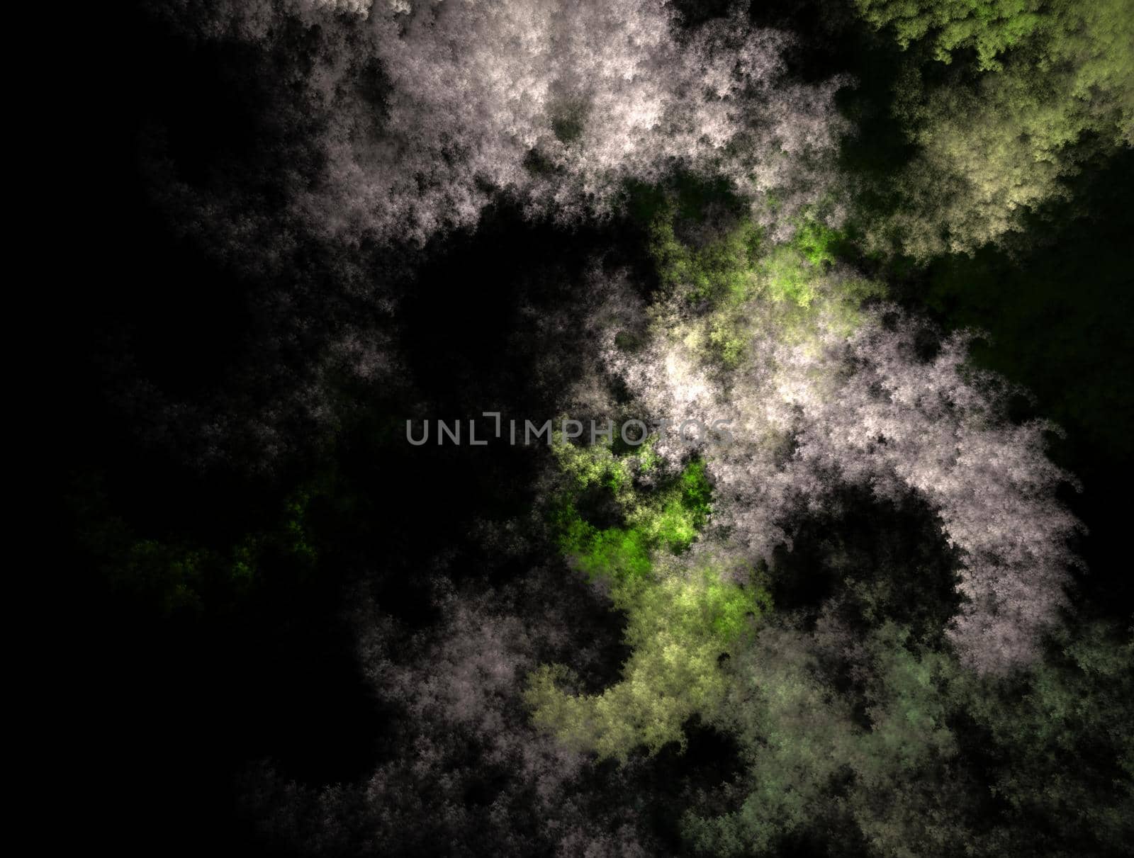 Imaginatory lush fractal texture image abstract background