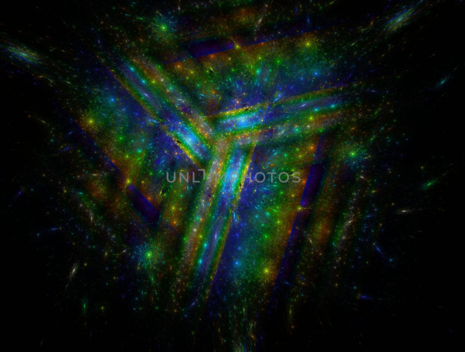 Imaginatory lush fractal texture image abstract background