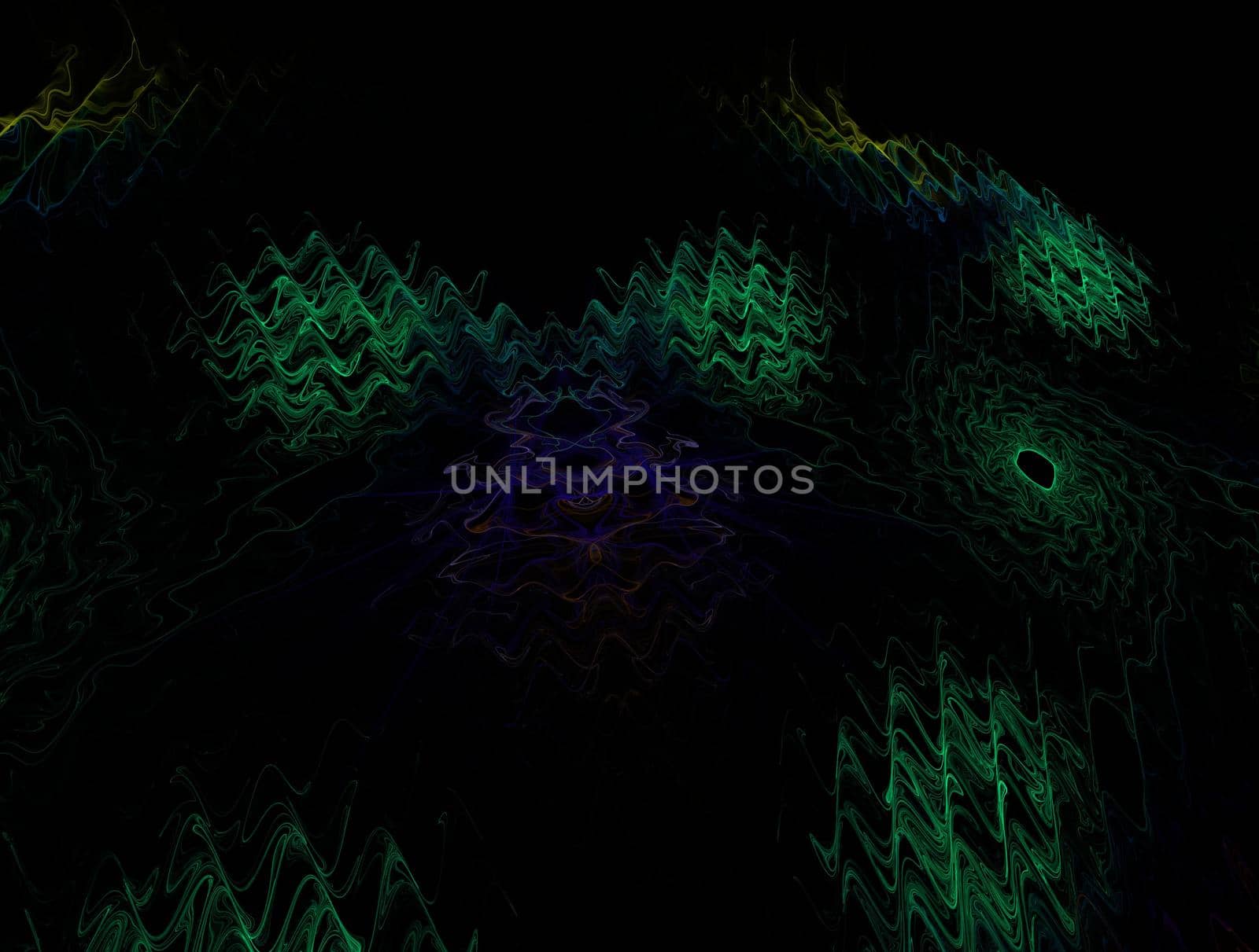 Imaginatory lush fractal texture image abstract background