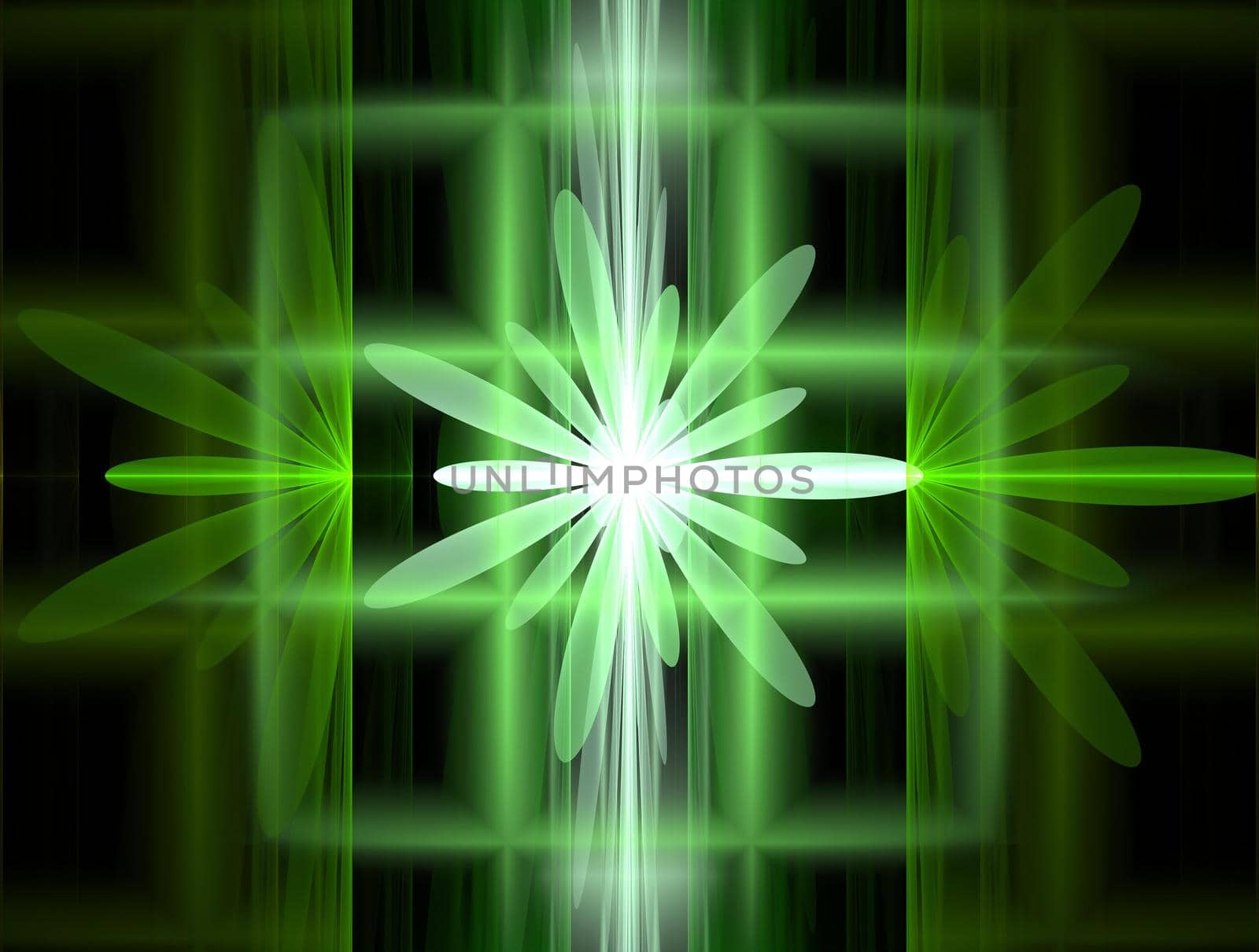 Imaginatory lush fractal texture image abstract background