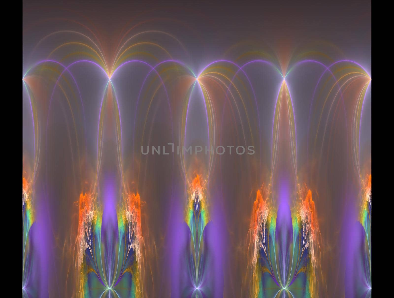 Imaginatory lush fractal texture image abstract background